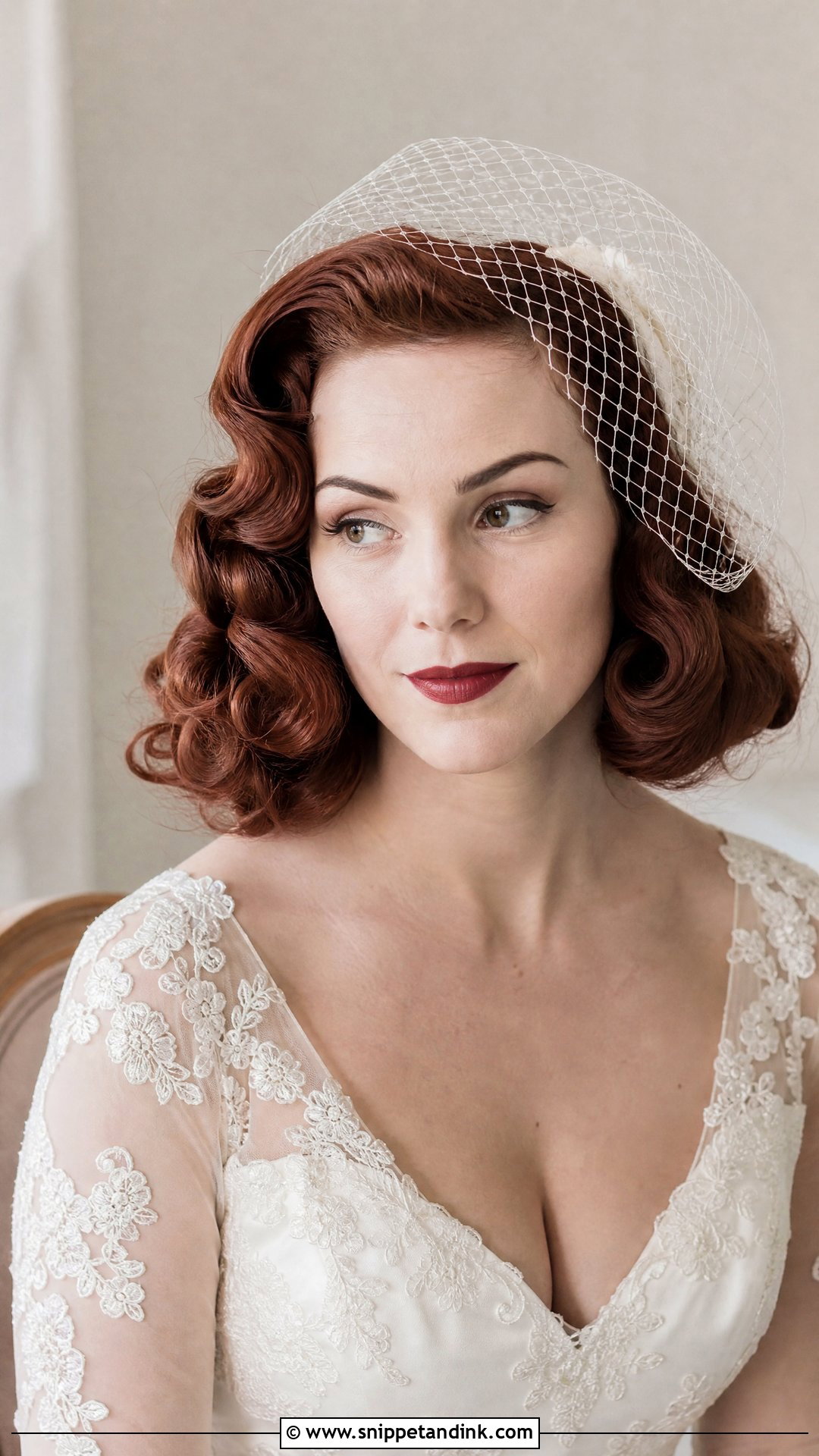 Vintage Pin Curl Waves - Snippet and Ink - 20 Bridal Glam Waves