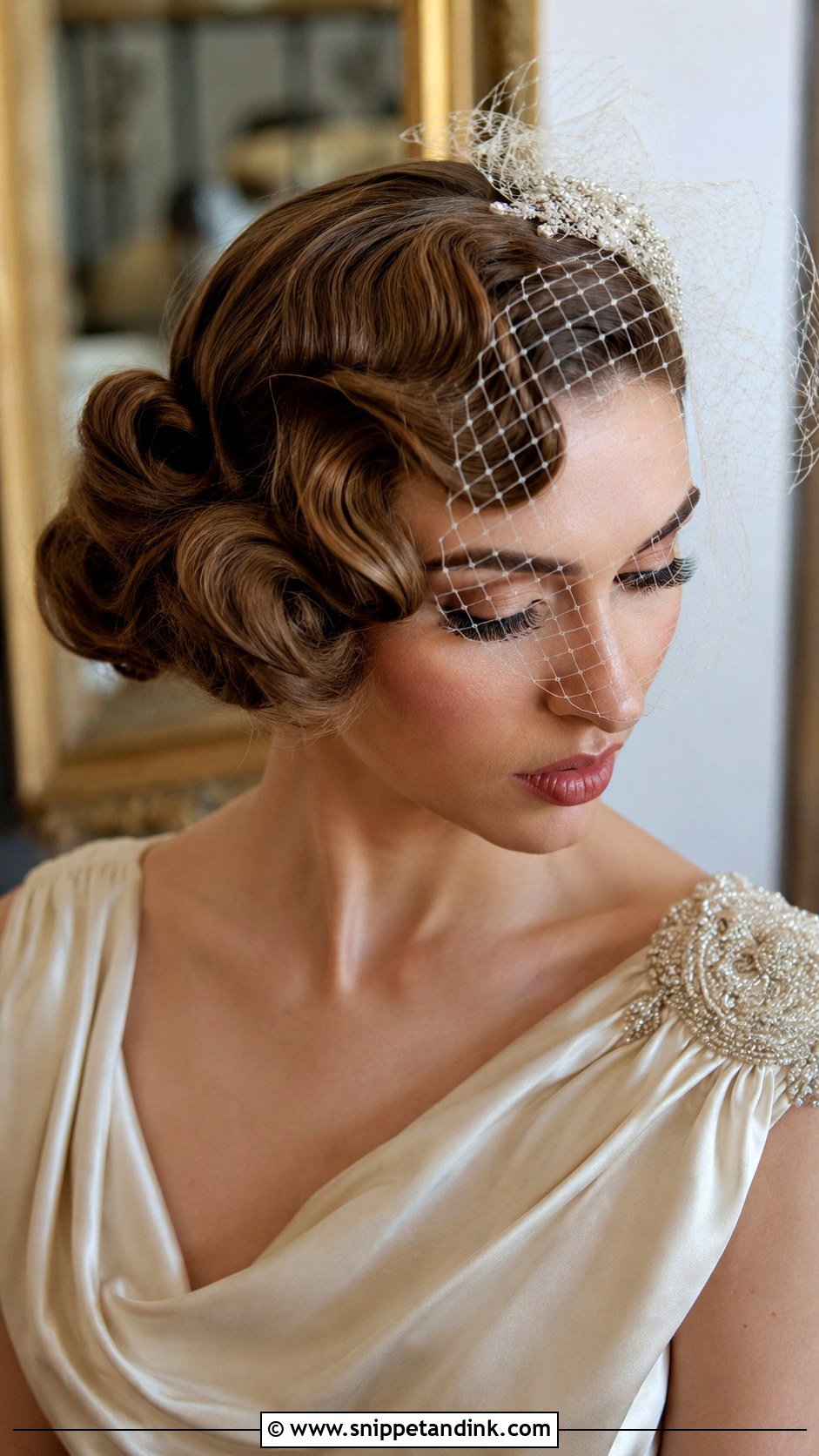 Vintage Pin Curls - Snippet and Ink - 25 Wedding Hair Dos