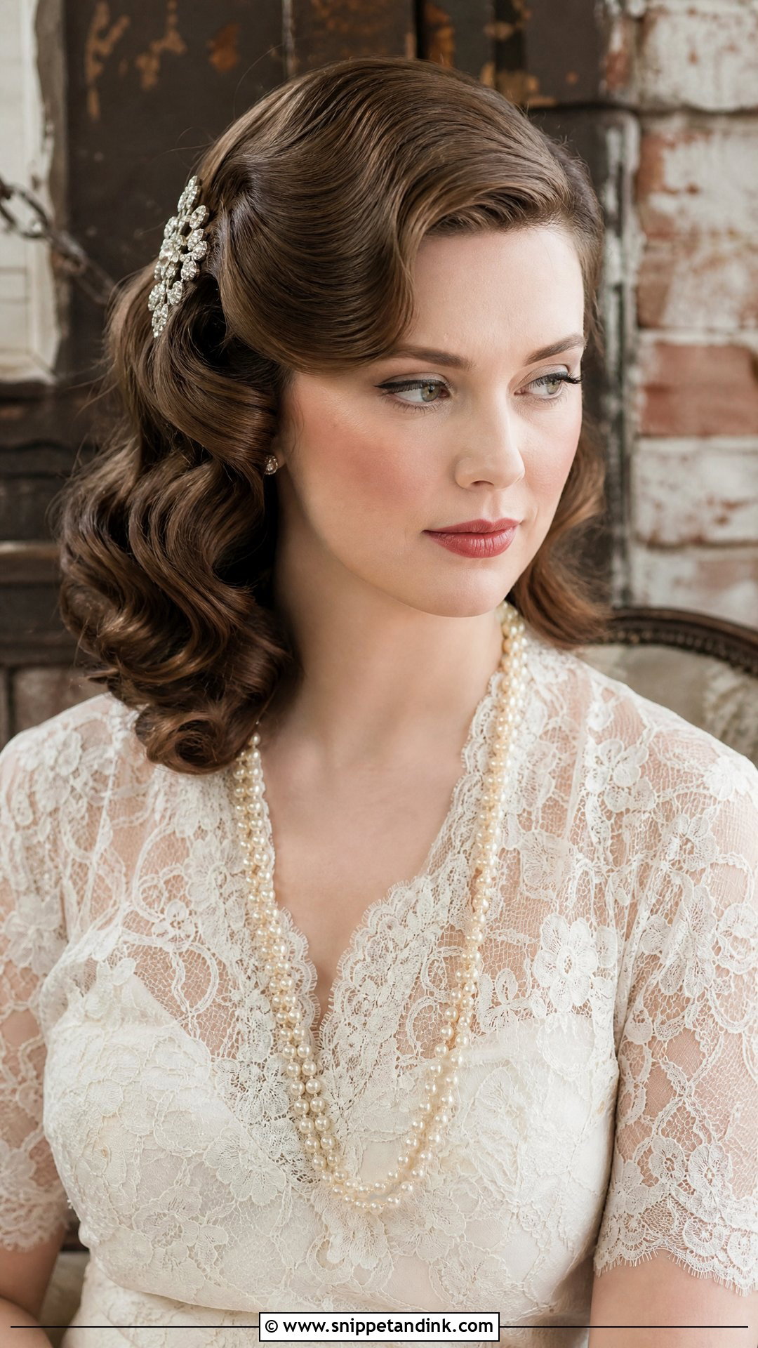 Vintage Pin Curls - Snippet and Ink - 20 Country Wedding Hairstyles