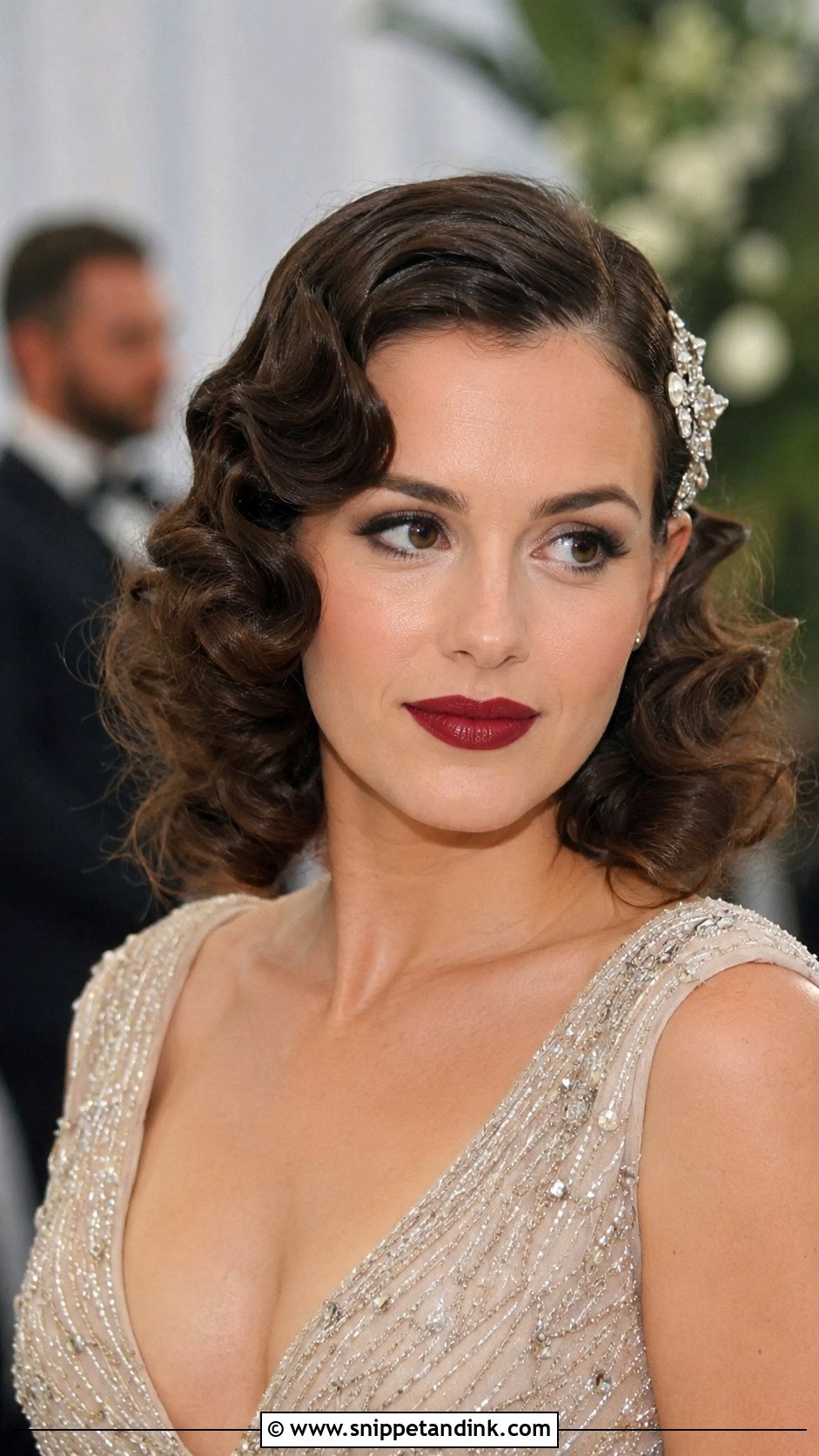 Vintage Pin Curls - Snippet and Ink - 30 Wedding Guest Hairstyles