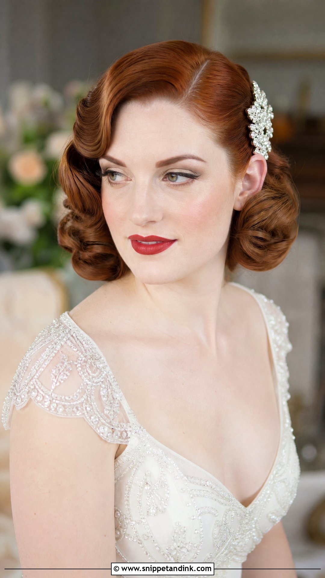 Vintage Pin Curls Wedding Hairstyle - Snippet and Ink - 30 Easy Wedding Hairstyles Do It Yourself