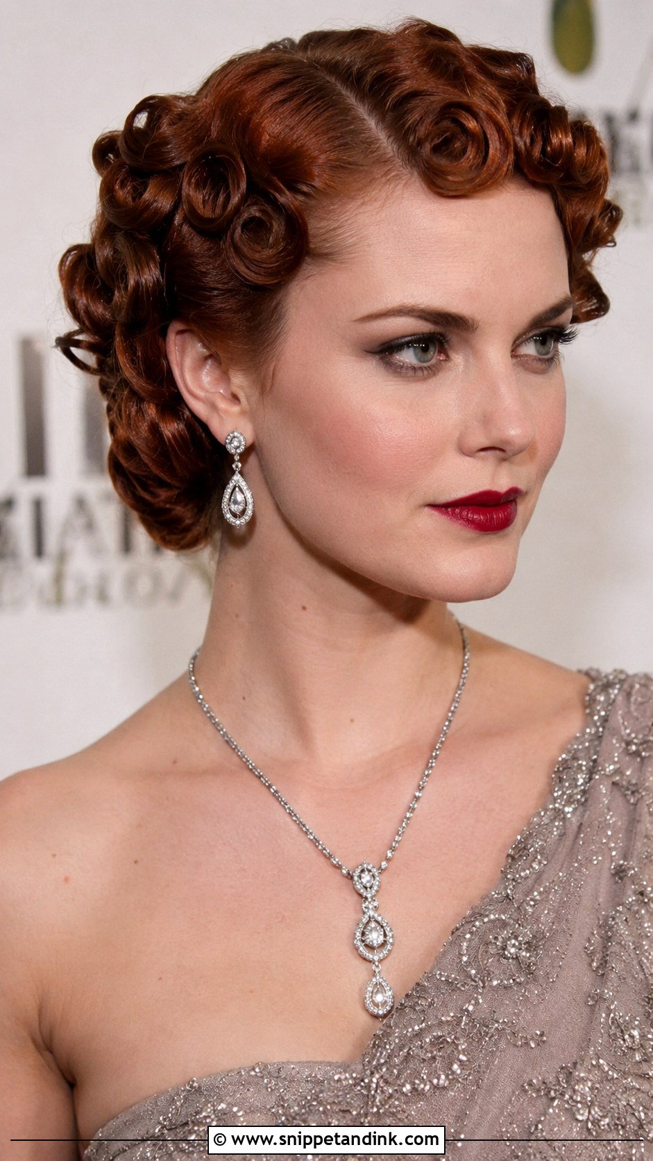 Vintage Pin Curls - Snippet and Ink - 20 Black Tie Wedding Hair Ideas