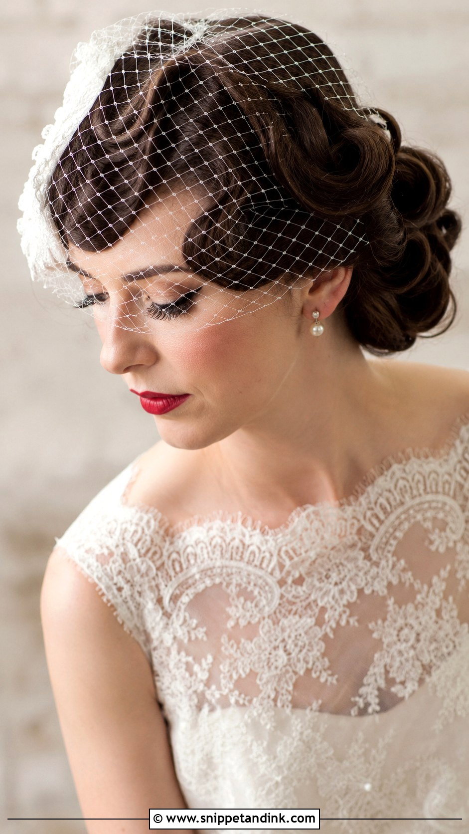 Vintage Pinned Updo - Snippet and Ink - 20 Wedding Day Hairstyles for Bride