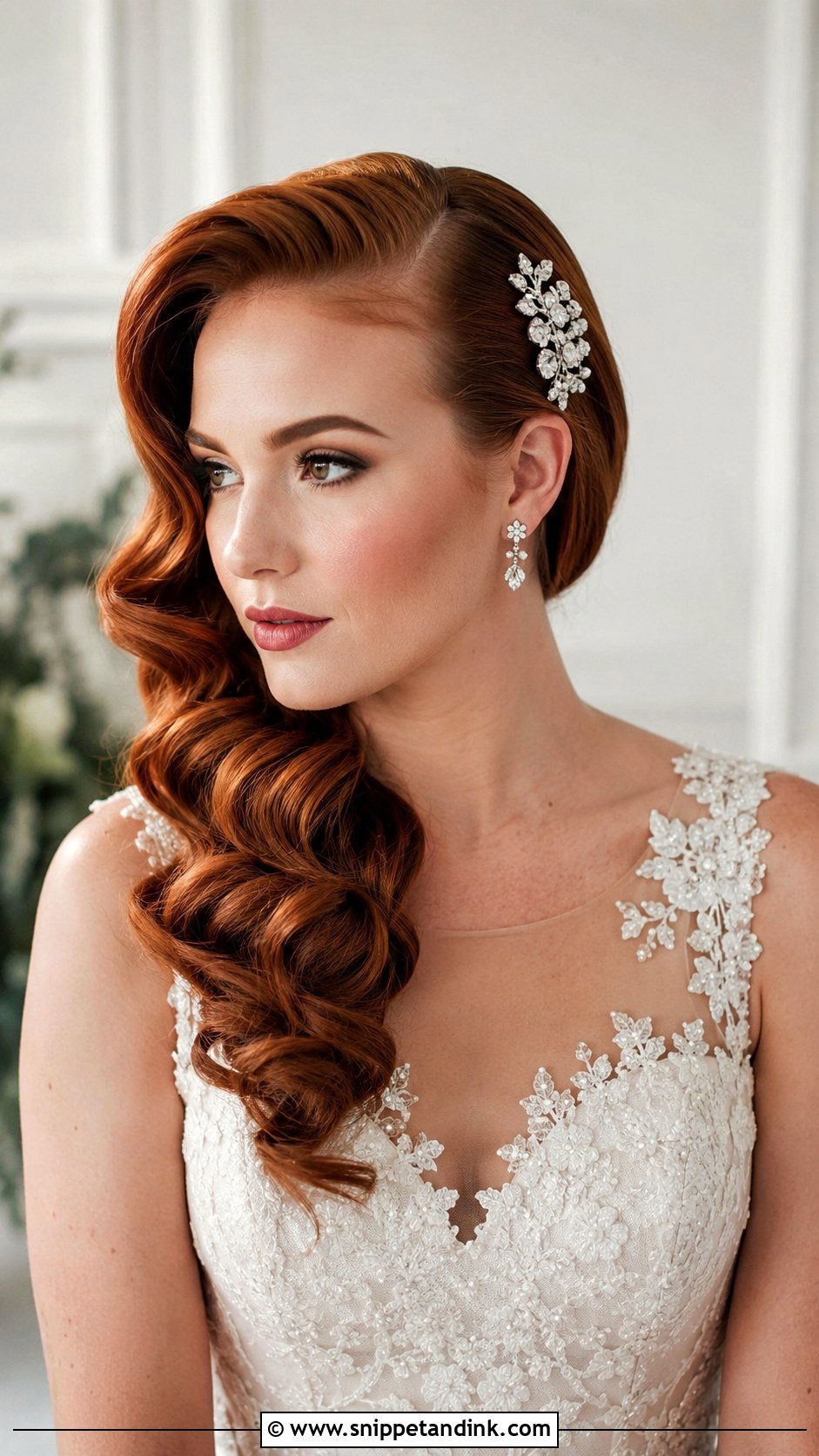 Vintage Retro Curls for Wedding - Snippet and Ink - 20 Hair Down for Wedding Ideas