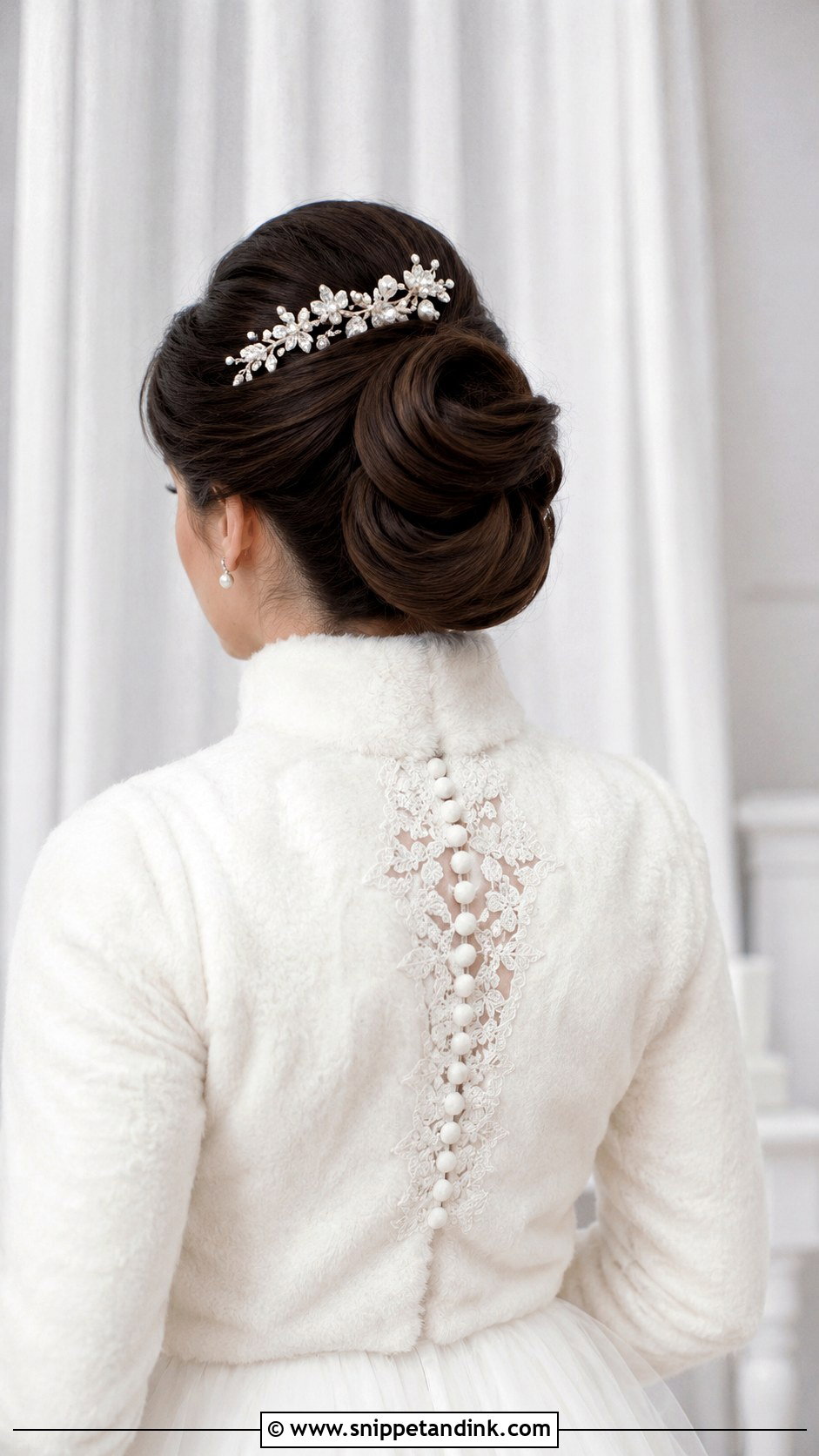 Vintage Roll Updo - Snippet and Ink - 20 Up Do Wedding Hairstyles