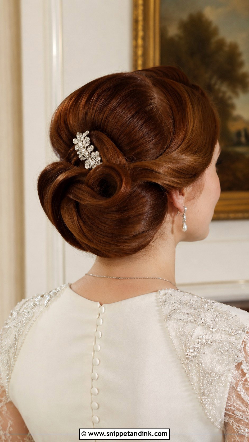 Vintage Roll Updo for Medium Hair - Snippet and Ink - 25 Up Dos for Medium Hair Wedding Ideas