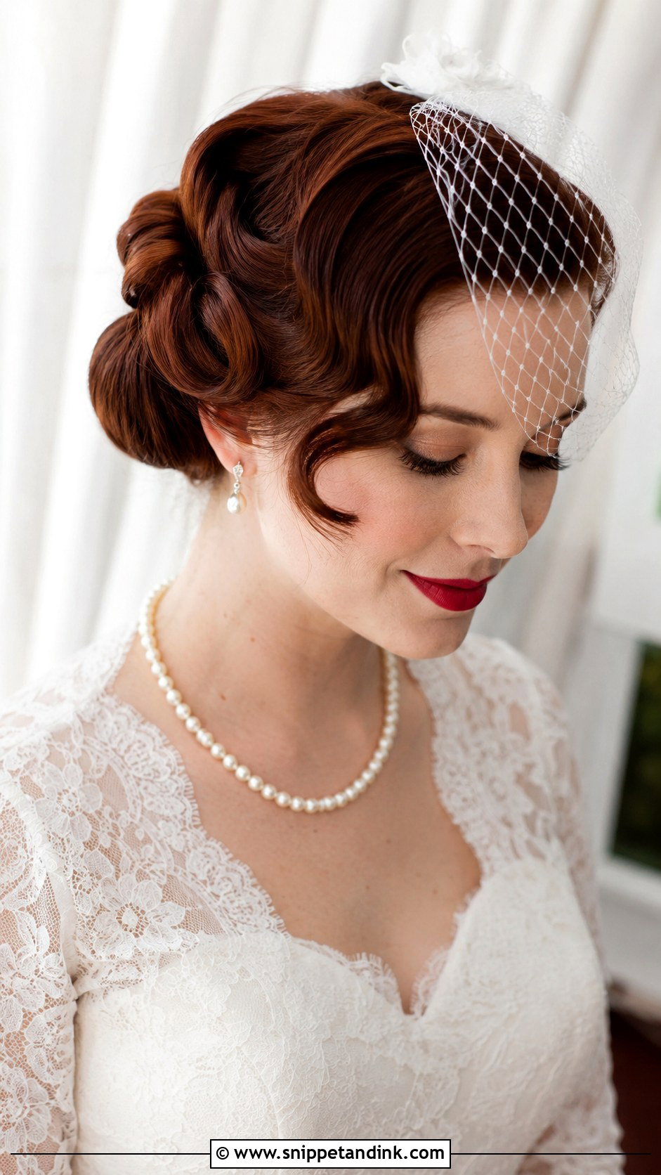 Vintage Roll Wedding Updo - Snippet and Ink - 20 Classy Elegant Updo Wedding Hairstyles