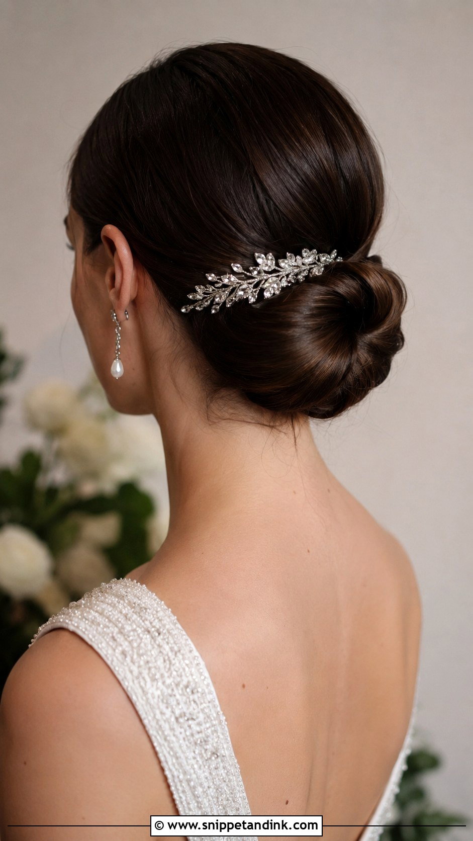 Vintage Rolled Bun - Snippet and Ink - 20 Wedding Guest Bun Hairstyles