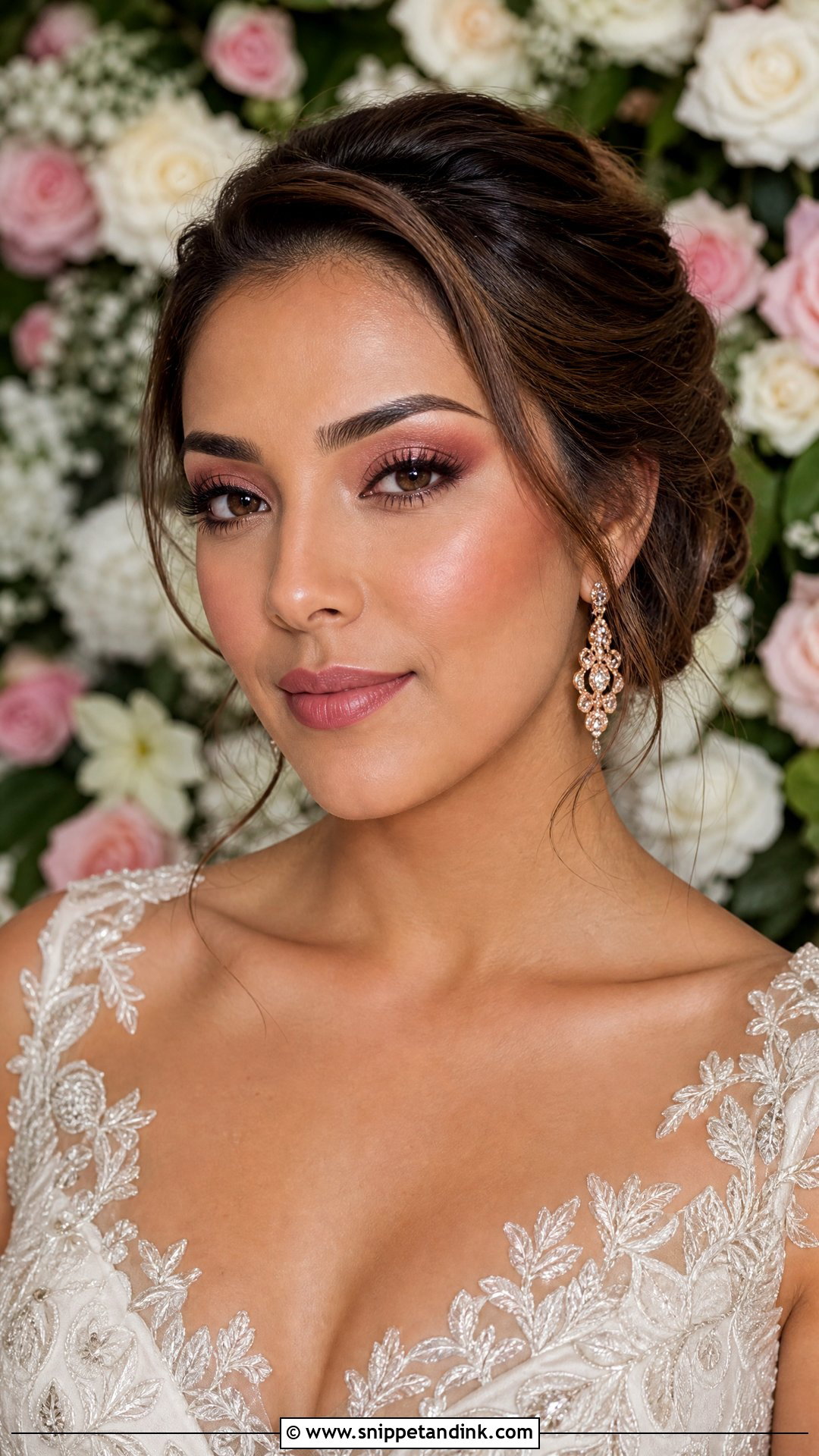 Vintage Rose Bridal Makeup - Snippet and Ink - 25 Vintage Bridal Makeup Ideas