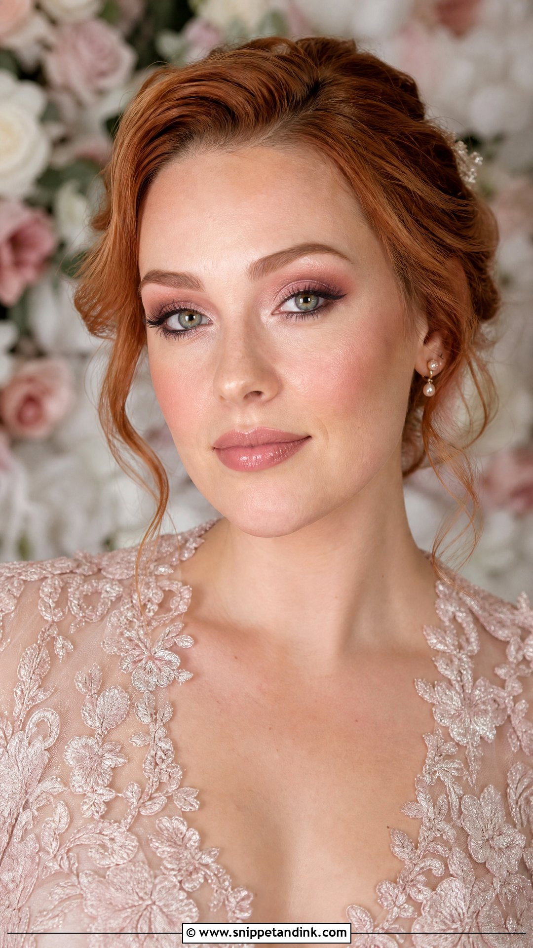 Vintage Rose Wedding Makeup - Snippet and Ink - 20 Vintage Wedding Makeup Looks
