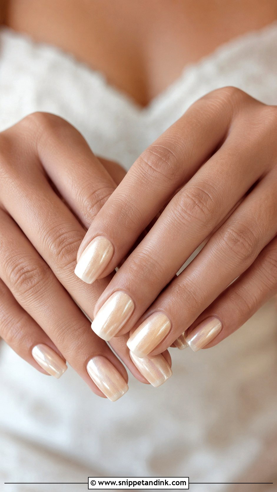 Vintage Satin Wedding Nails - Snippet and Ink - 20 Vintage Wedding Nails for Bride