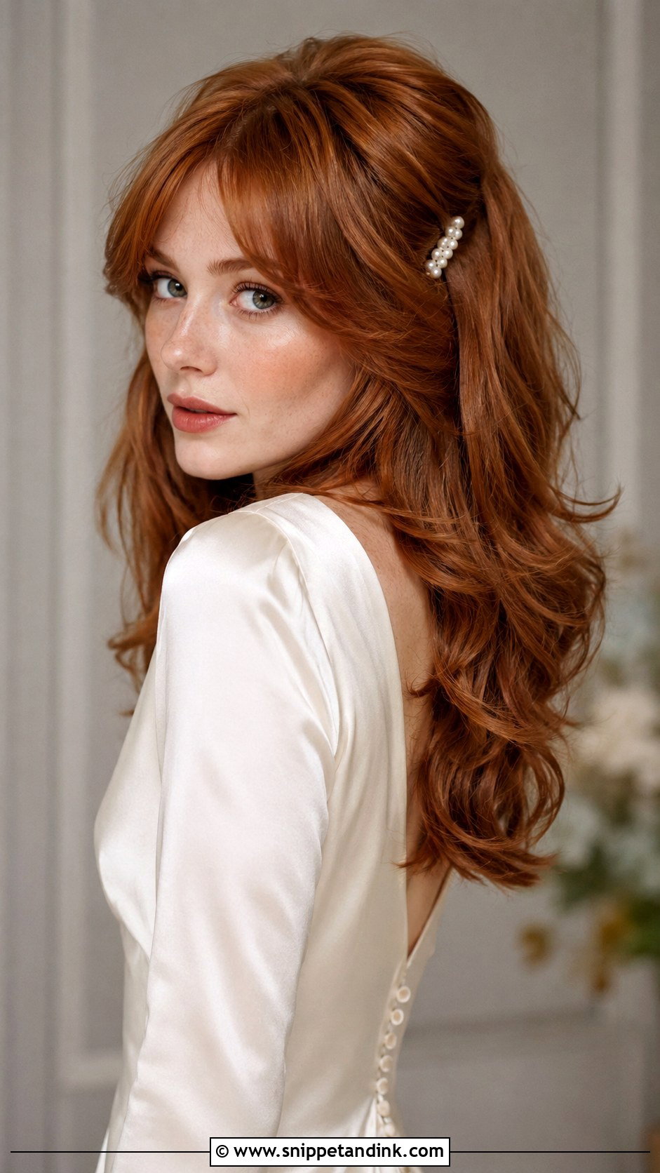 Vintage Shag Wedding Hairstyle - Snippet and Ink - 15 Shag Wedding Hairstyles