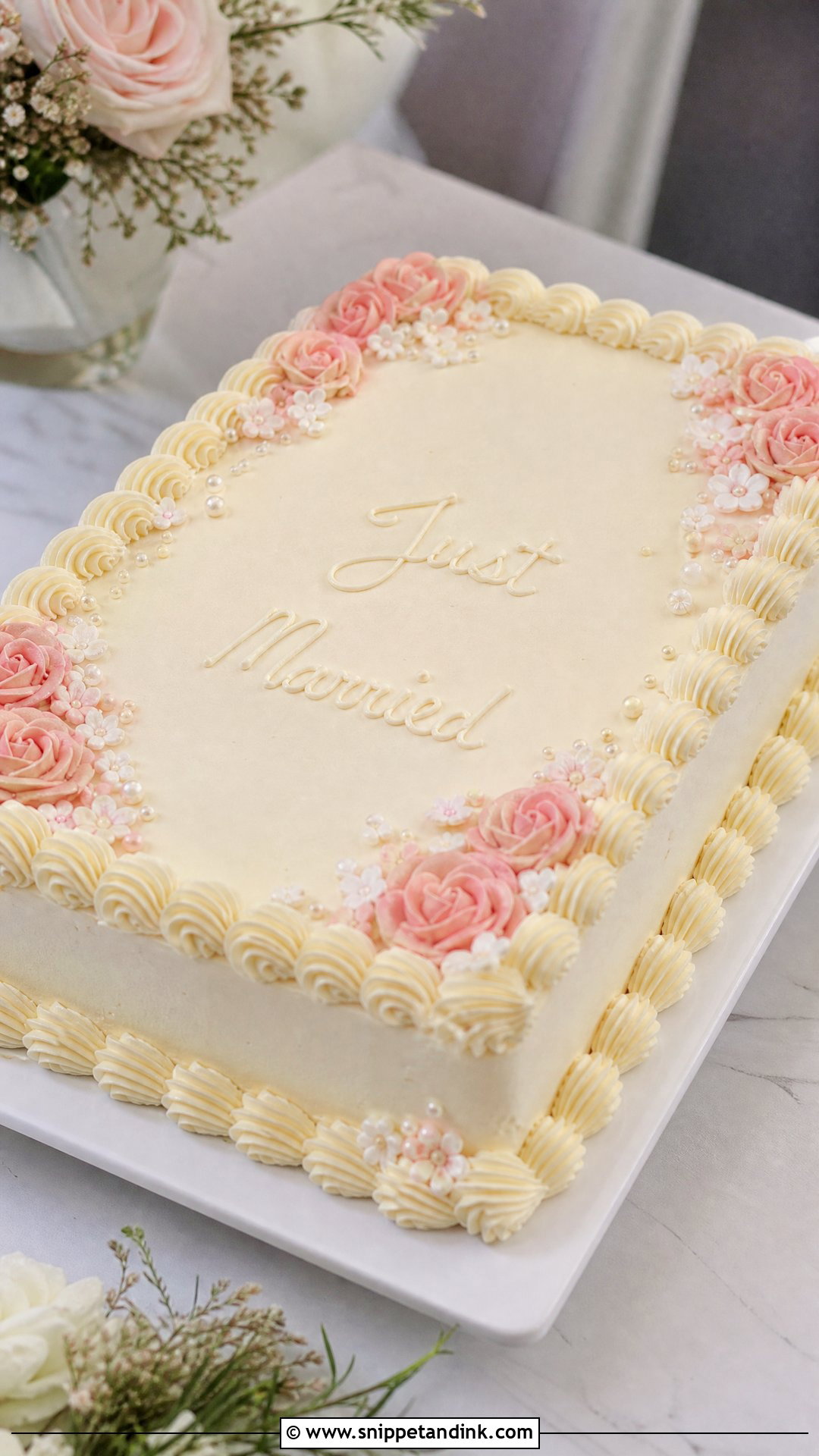 Vintage Sheet Wedding Cake - Snippet and Ink - 20 Vintage Wedding Cakes
