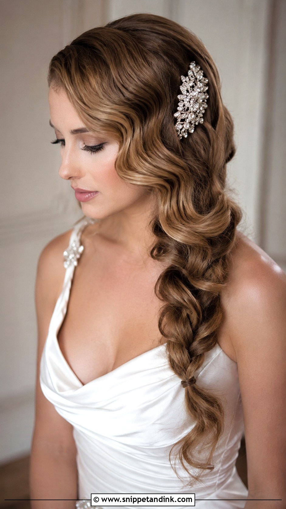 Vintage Side Braid for Wedding - Snippet and Ink - 20 Side Braid Hairstyles for Wedding