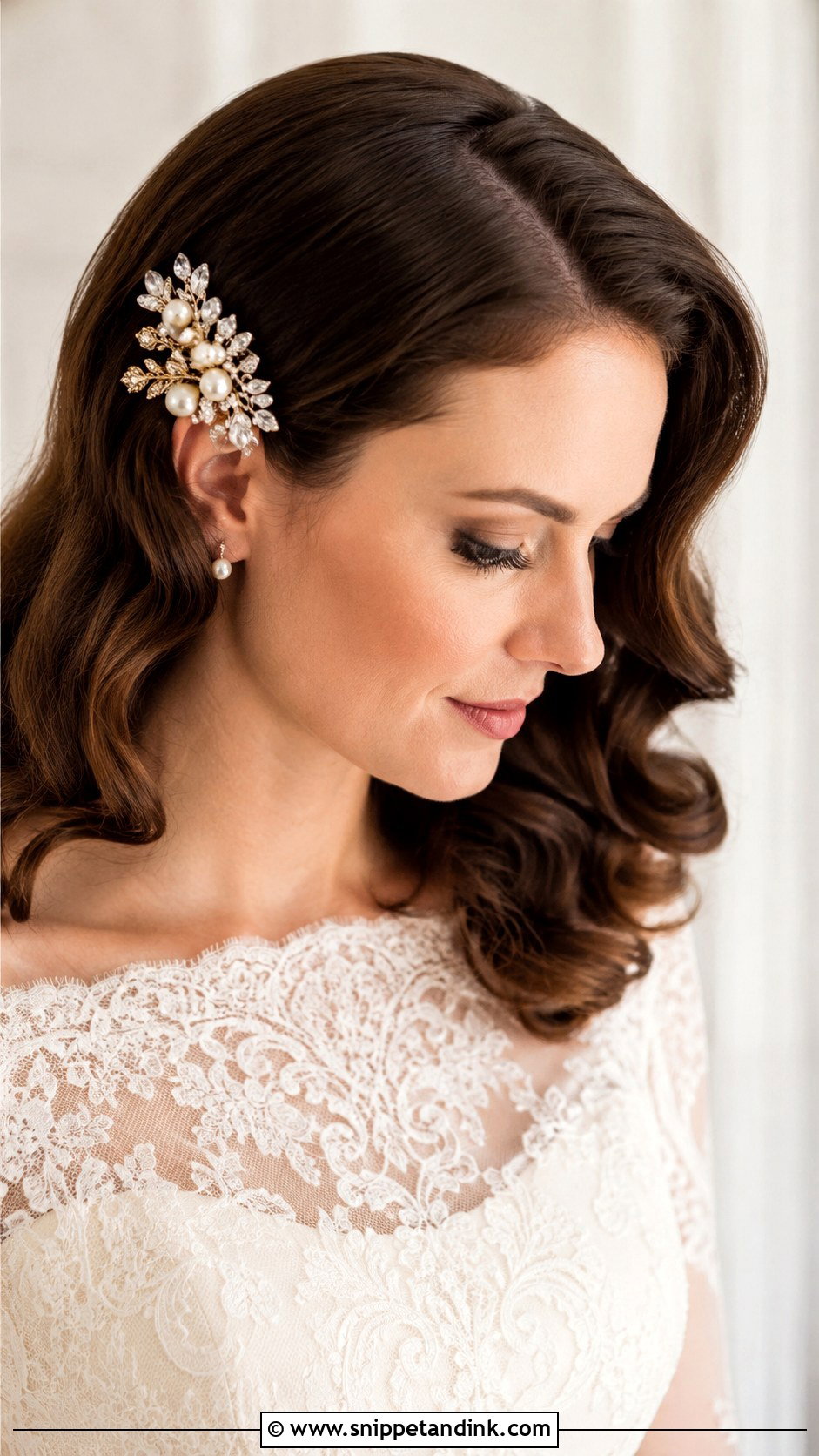 Vintage Side Wedding Hair Clip - Snippet and Ink - 15 Side Wedding Hair Clips
