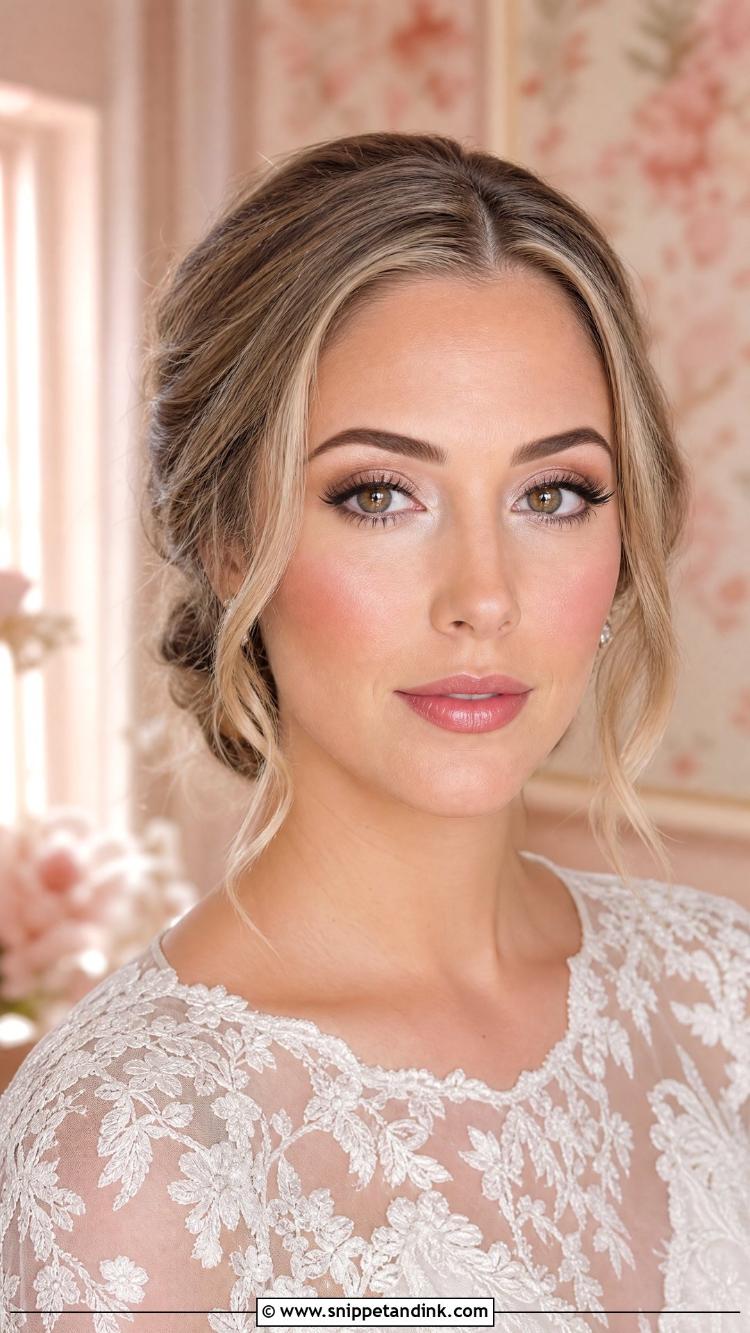 Vintage Soft Glam Bride Makeup - Snippet and Ink - 20 Vintage Bride Makeup Ideas