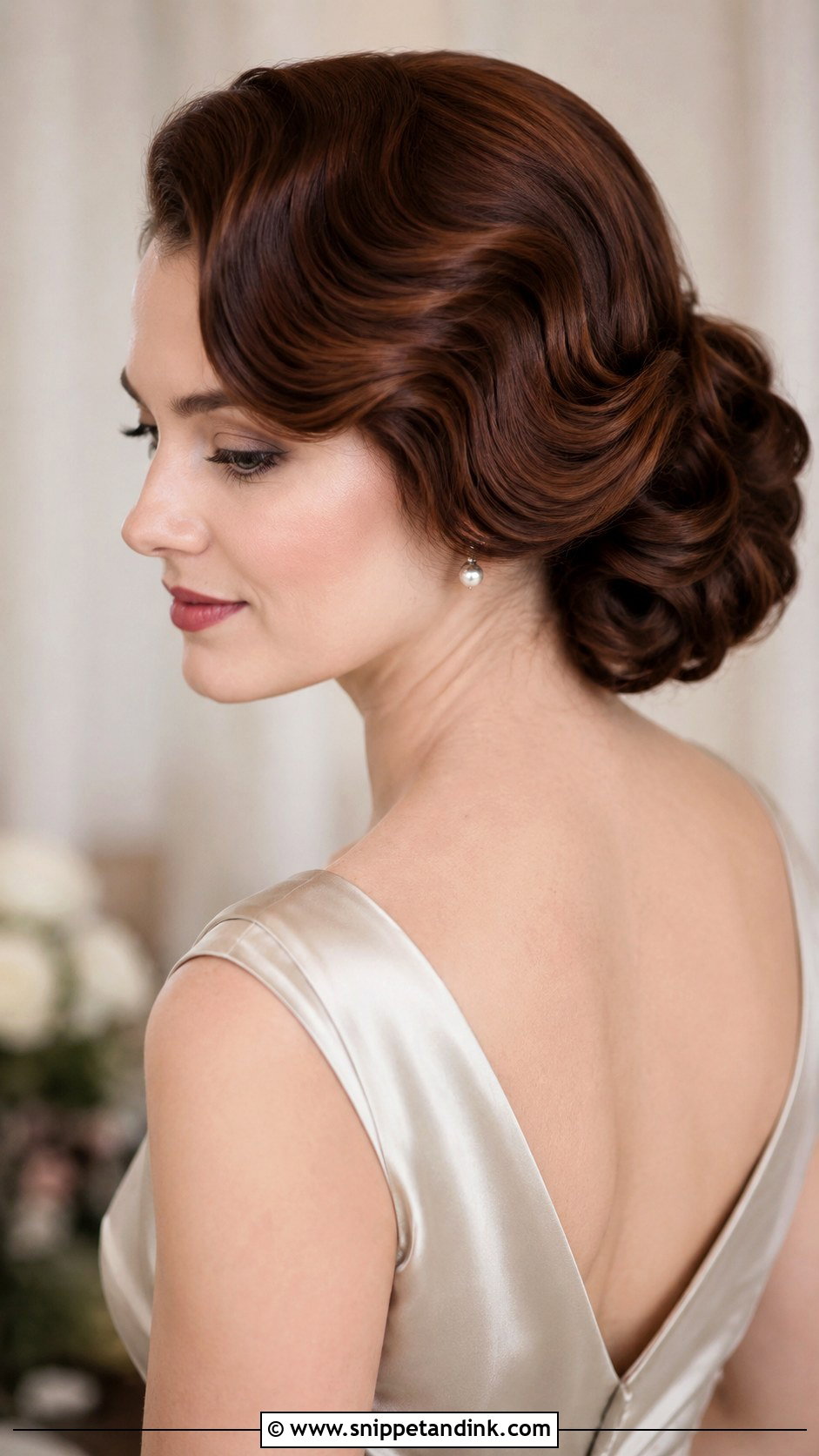 Vintage Updo Bridesmaid Hair - Snippet and Ink - 20 Bridesmaids Updos for Long Hair