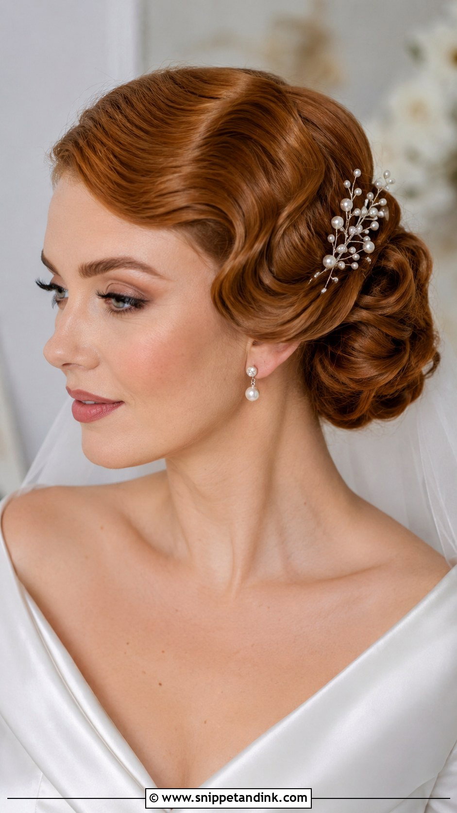 Vintage Updo Wedding Hairstyle - Snippet and Ink - 20 Hair Up Wedding Hairstyles