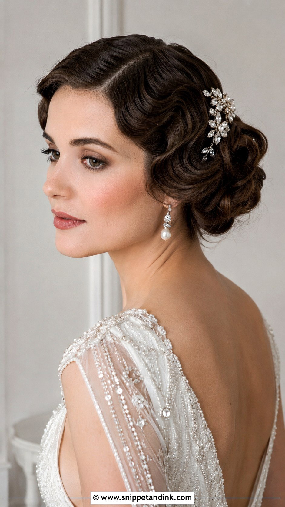 Vintage Updo Wedding Hairstyle - Snippet and Ink - 25 Hairstyle for Women Wedding Ideas