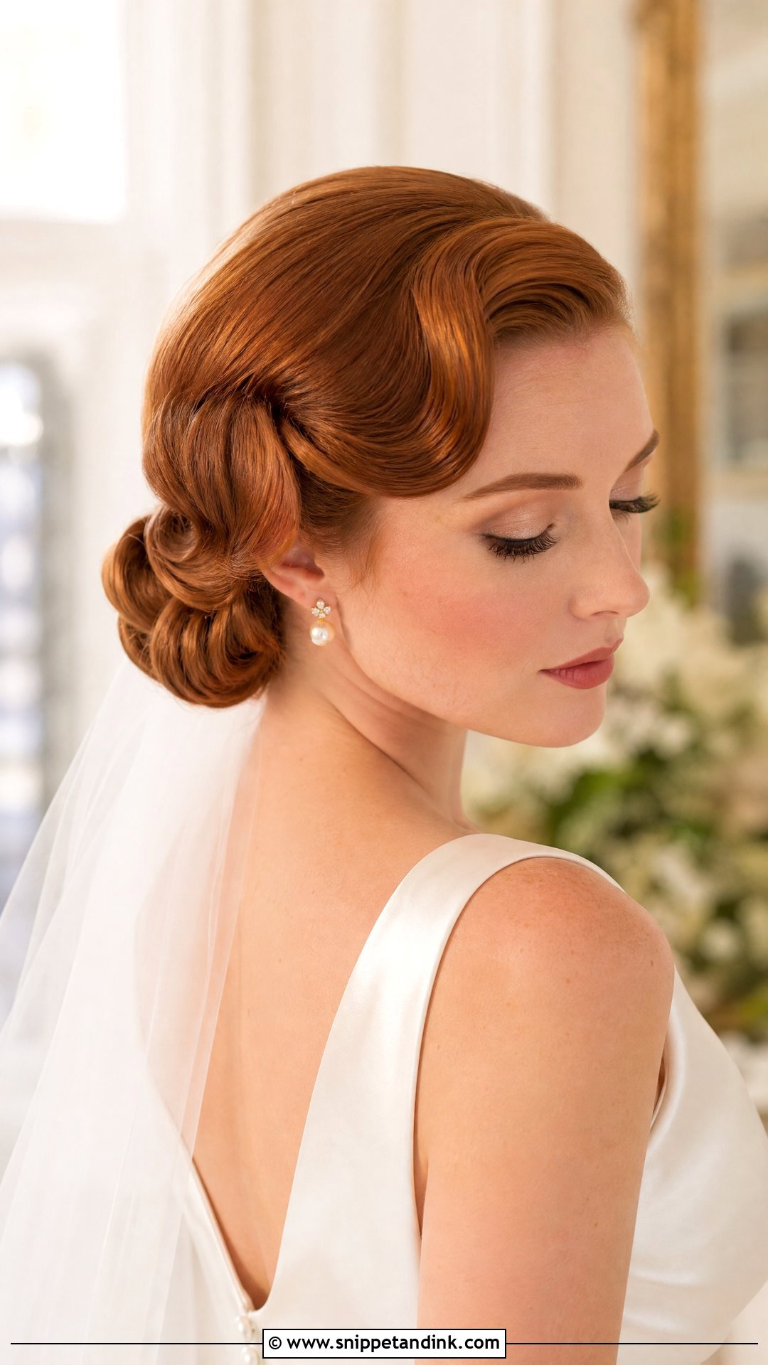 Vintage Updo Wedding Hairstyle - Snippet and Ink - 15 All Up Wedding Hairstyles