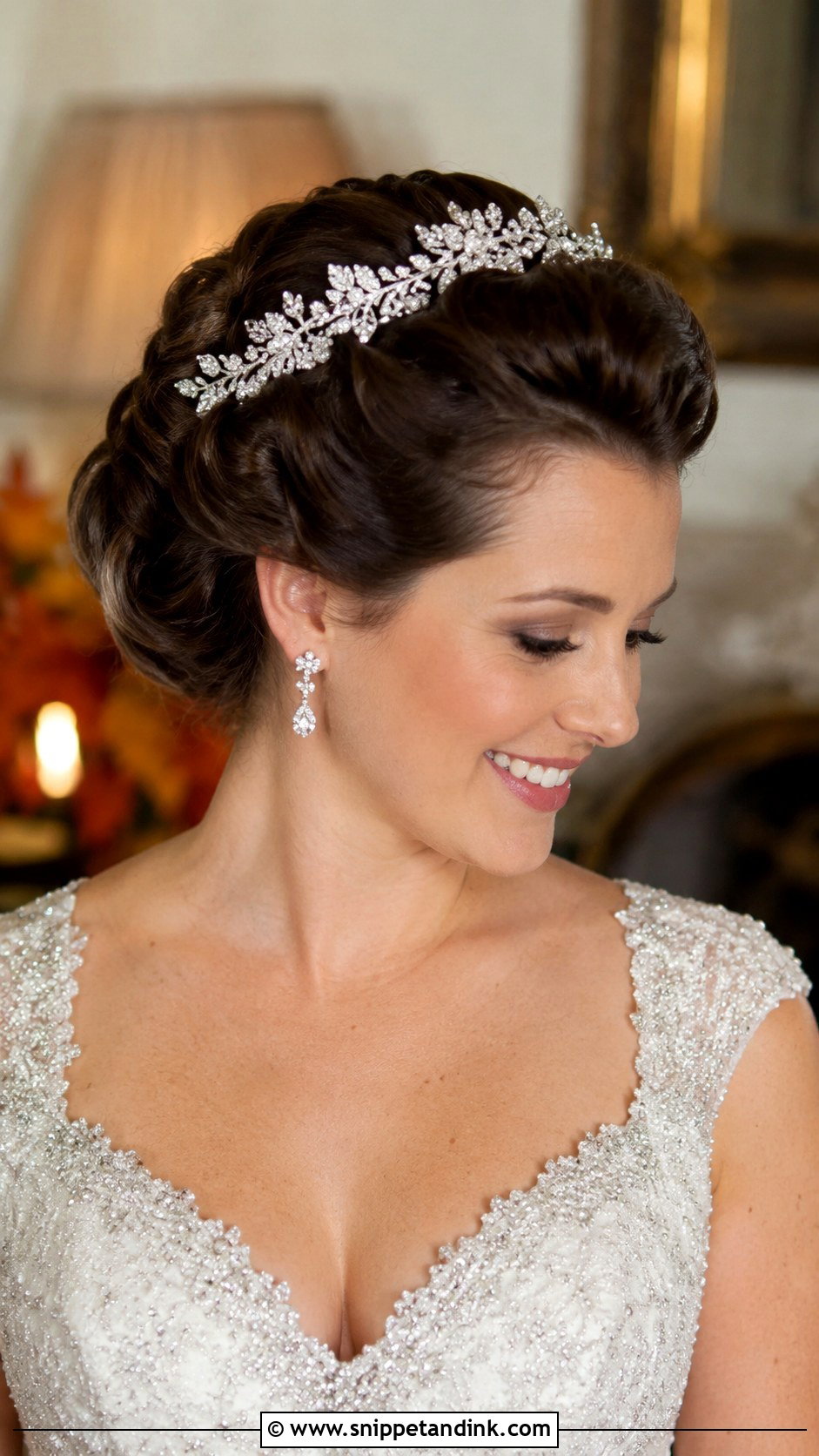 Vintage Updo With Headpiece - Snippet and Ink - 25 Wedding Bridal Hairstyles
