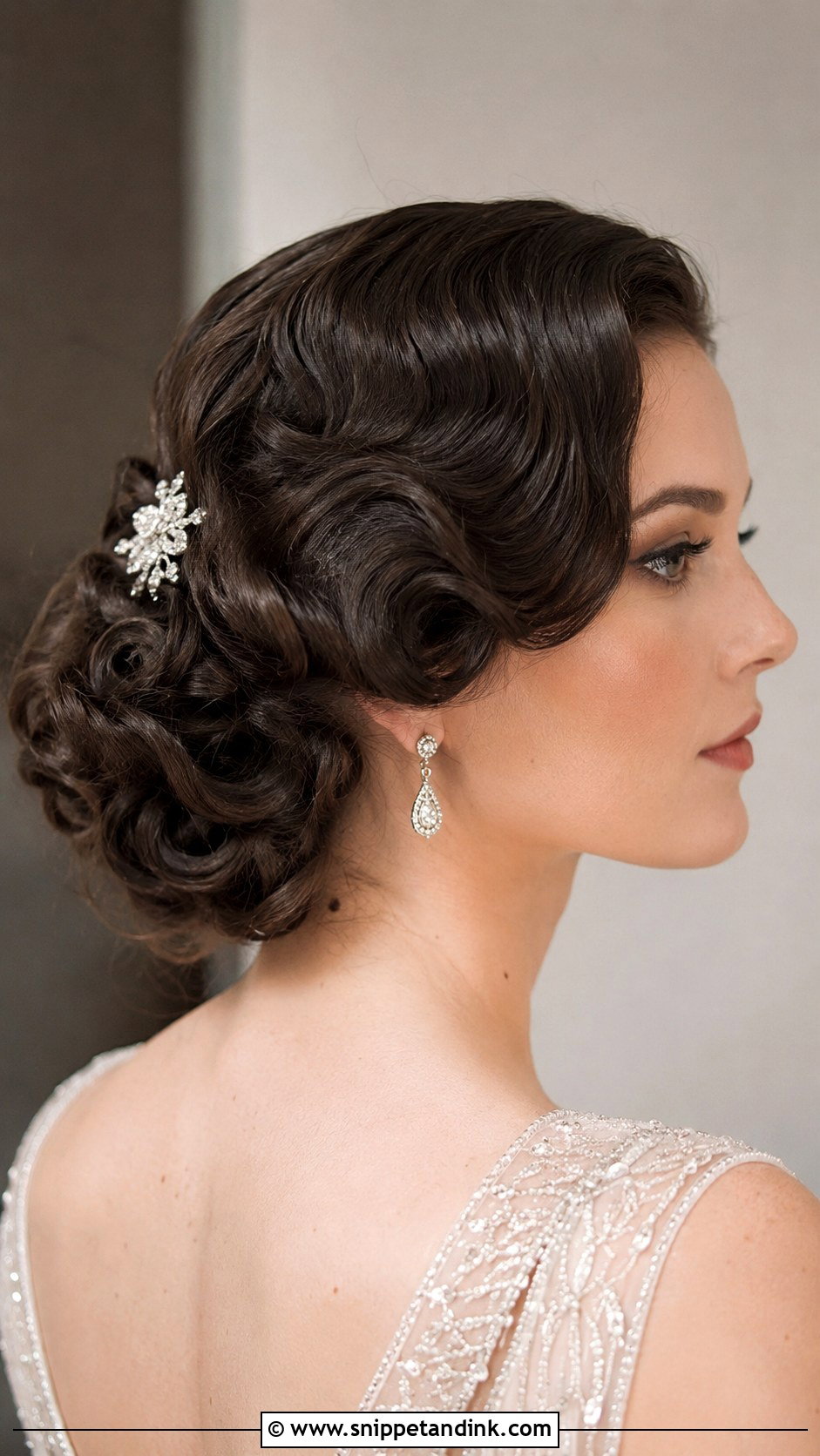 Vintage Updo for Brides - Snippet and Ink - 20 Hair Inspo for Wedding Ideas
