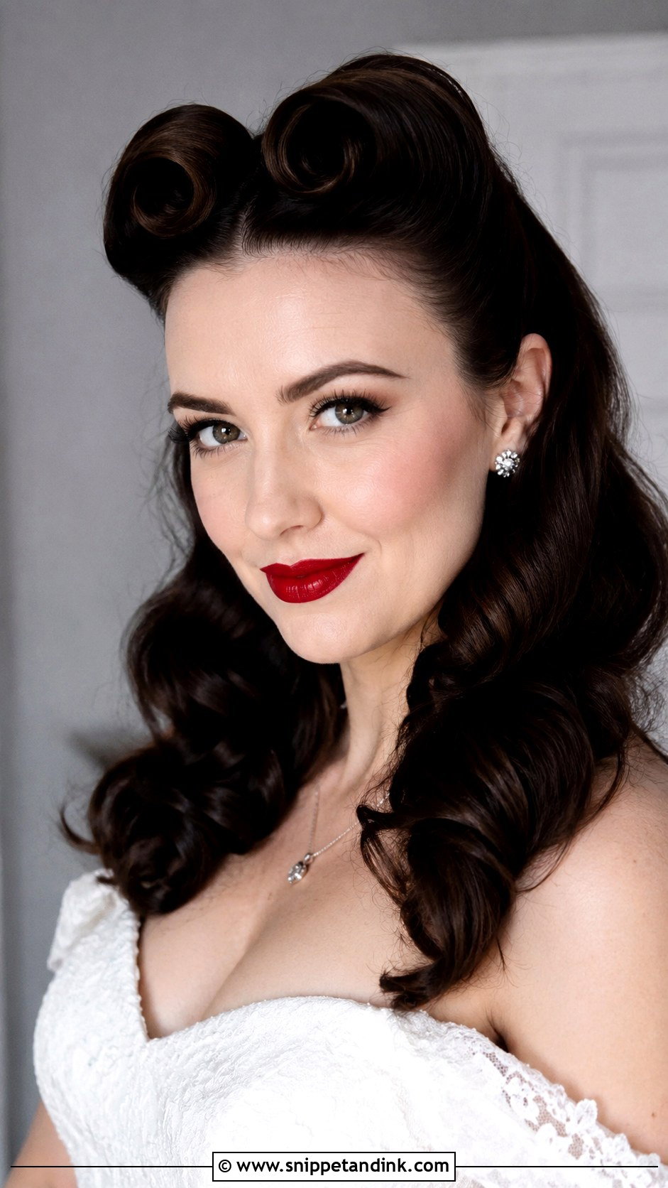 Vintage Victory Rolls - Snippet and Ink - 25 Hair Styles for Weddings
