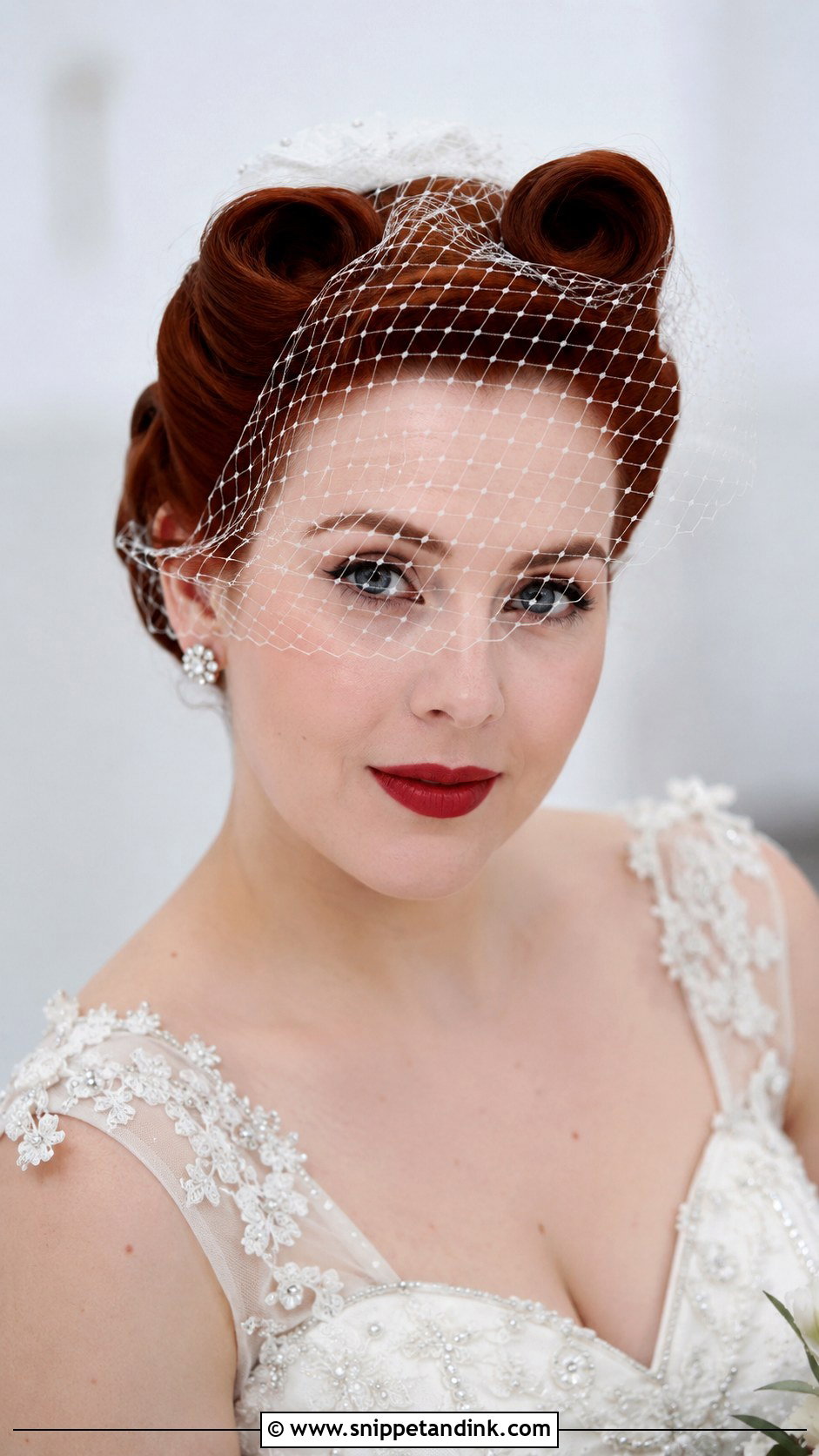 Vintage Victory Rolls Updo - Snippet and Ink - 20 Elegant Updo Wedding Hairstyles