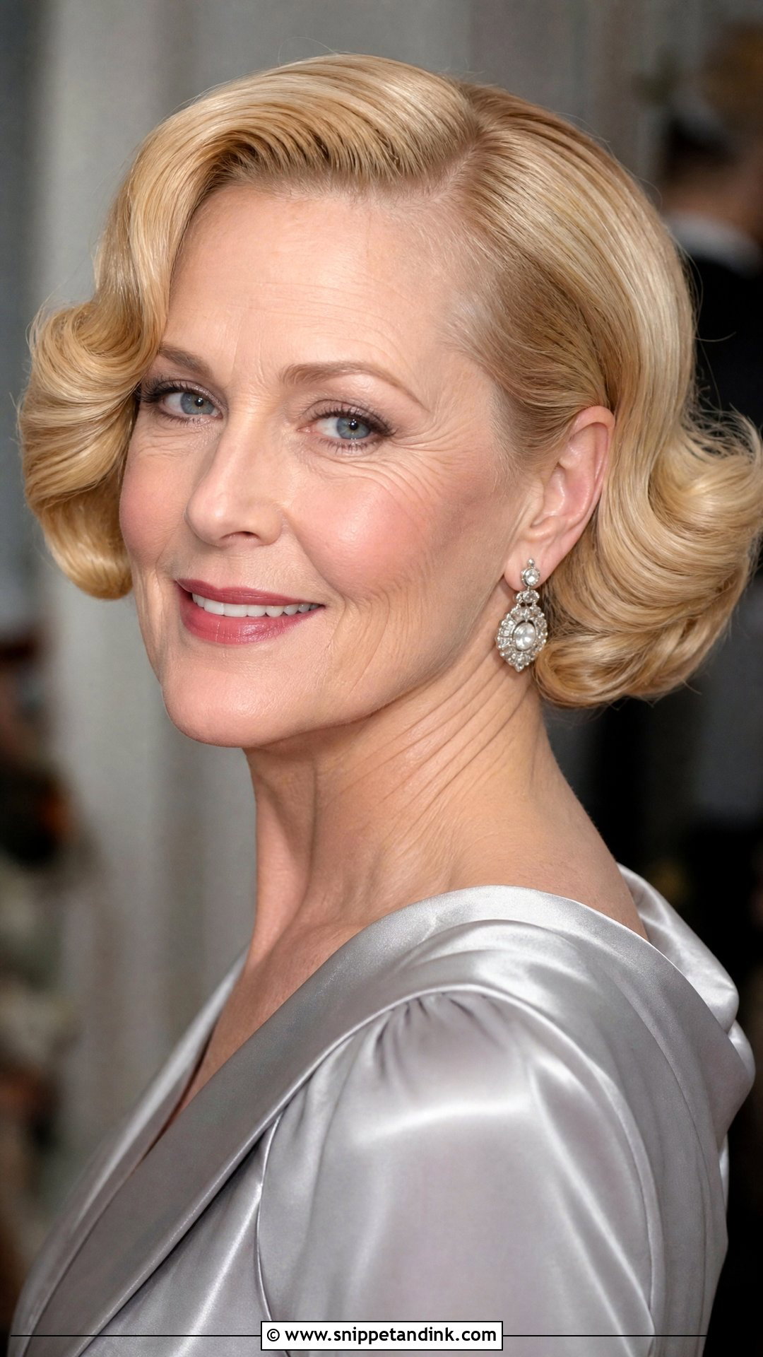 Vintage Wave Bob For Mother Of The Bride - Snippet and Ink - 20 Mother of the Bride Bob Wedding Hairstyles for Short Hair