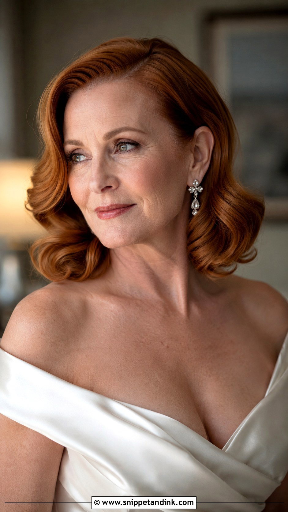 Vintage Waves For Older Bride - Snippet and Ink - 15 Older Bride Hairstyles