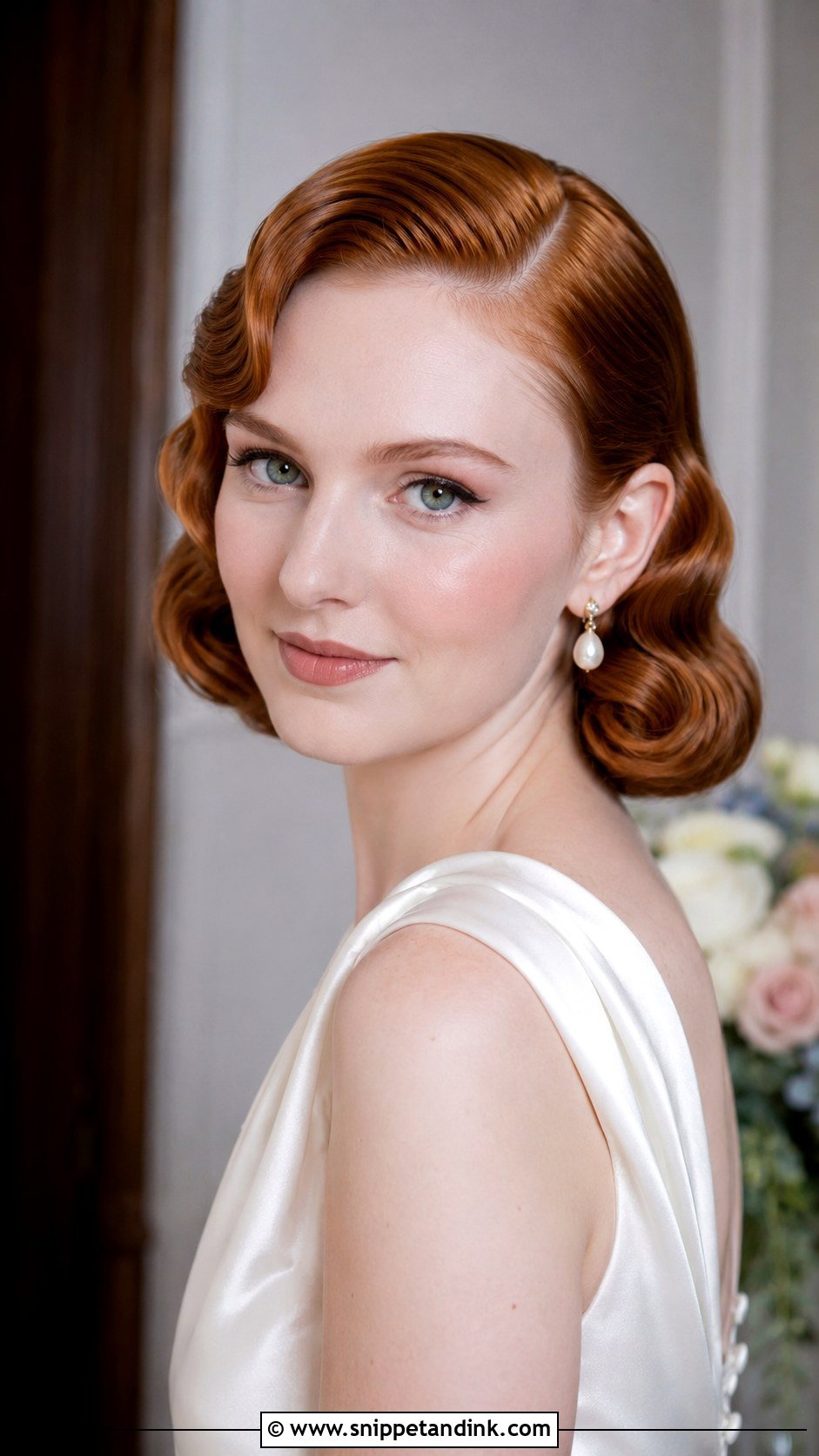 Vintage Waves Wedding Hair - Snippet and Ink - 20 Formal Wedding Hair Ideas