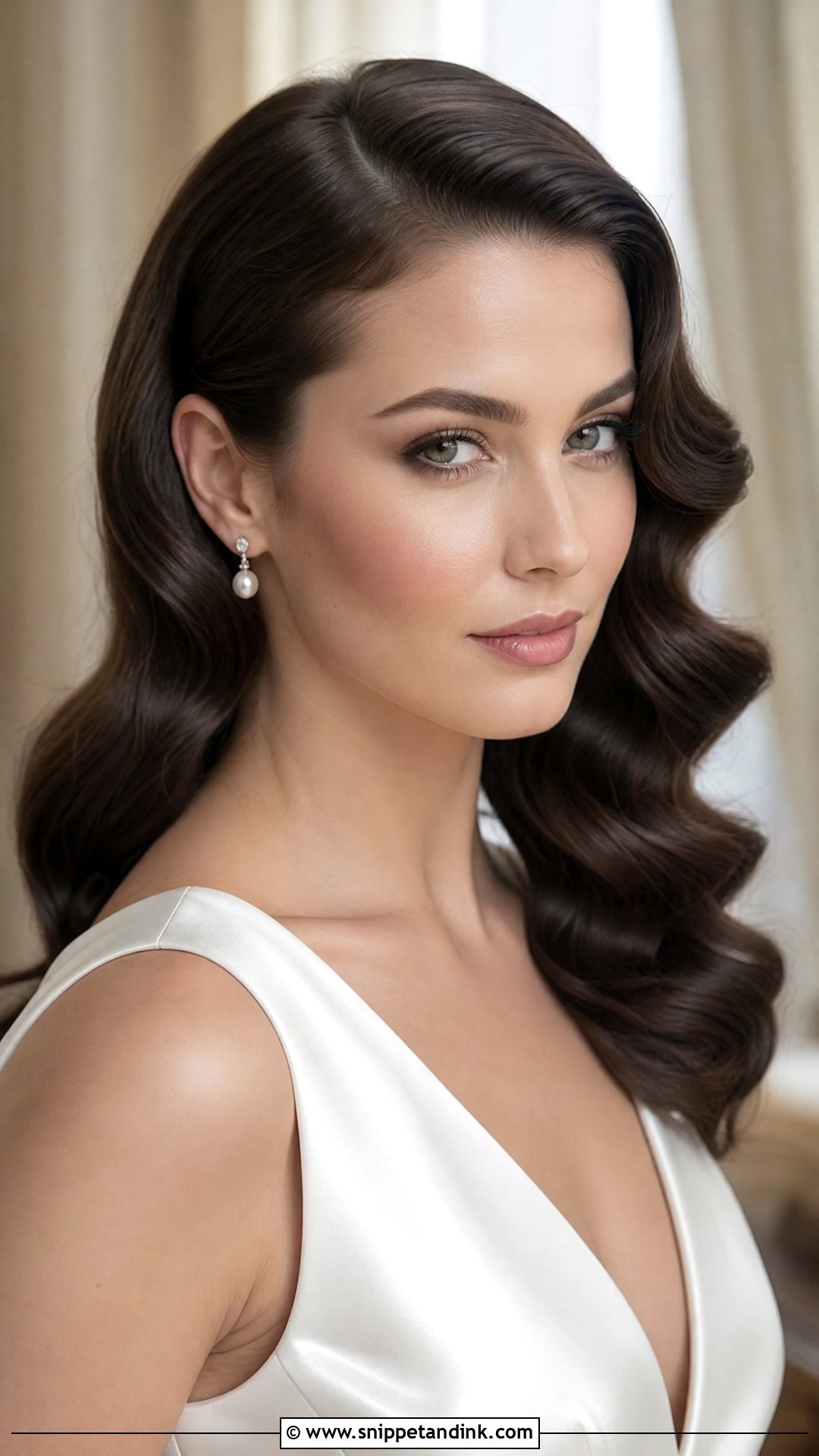 Vintage Waves Wedding Hairstyle - Snippet and Ink - 20 Wedding Day Hairstyle Ideas