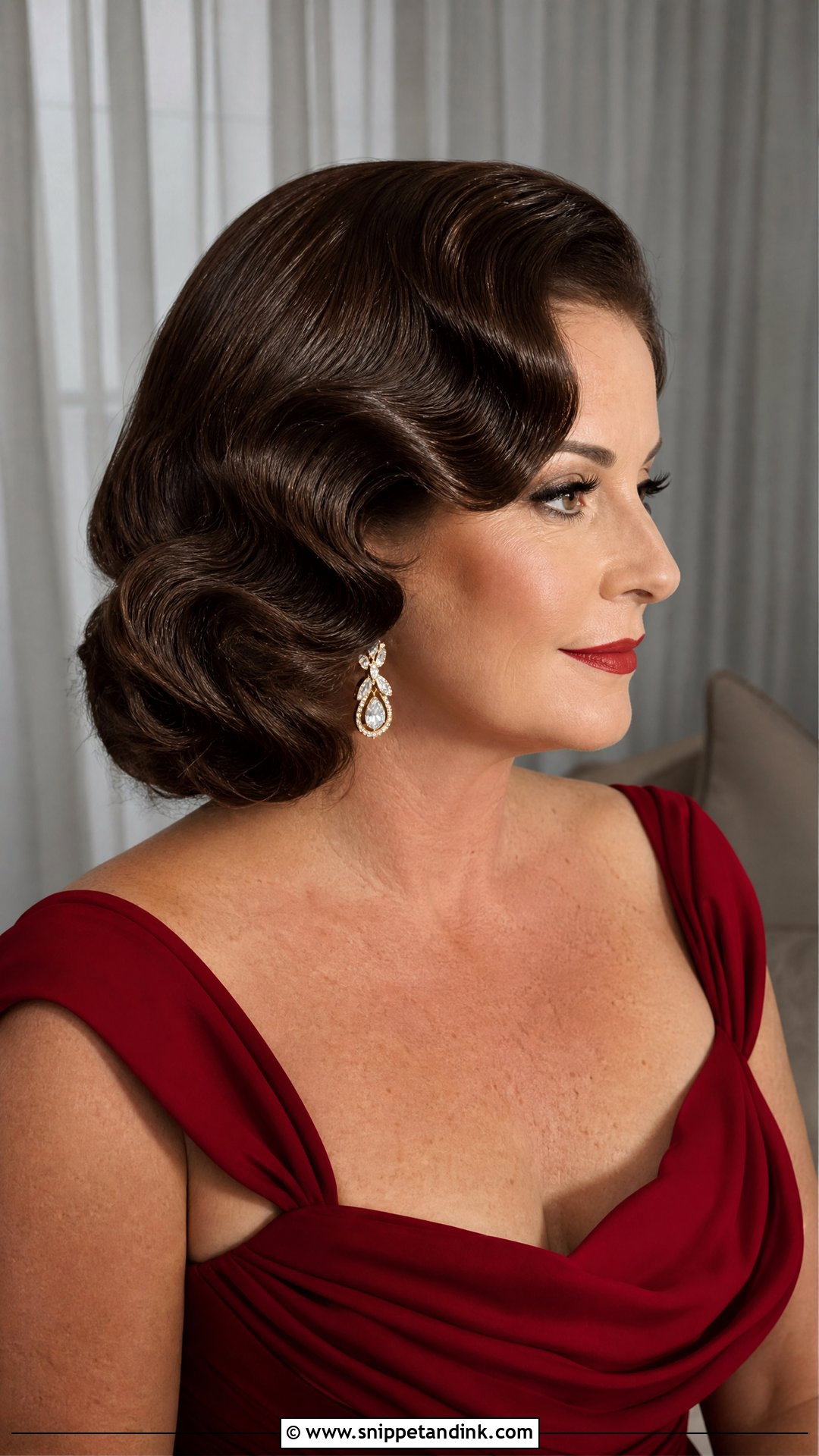 Vintage Waves for Mother of the Bride - Snippet and Ink - 20 Hair for Mother of the Bride Ideas
