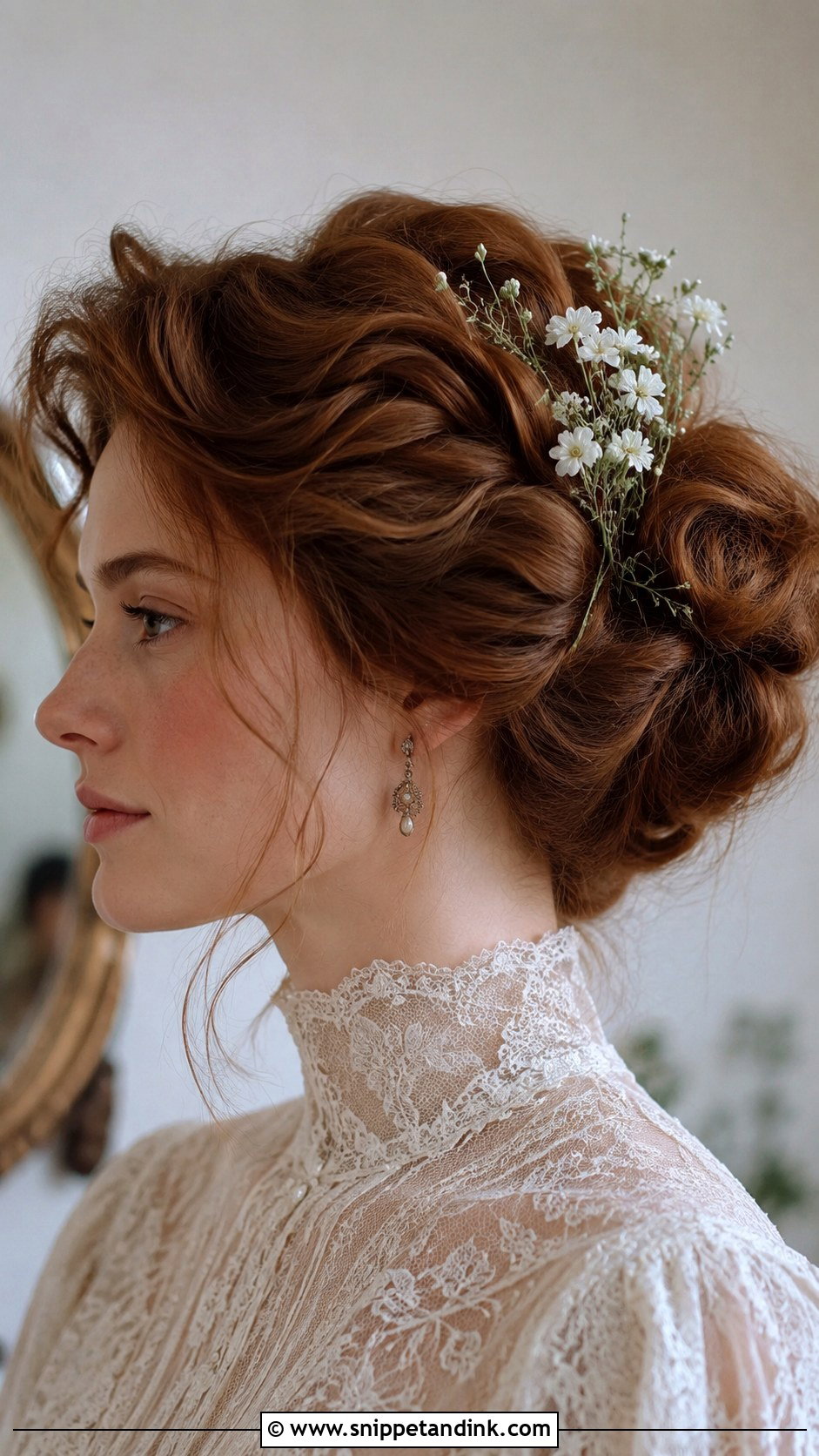 Vintage Wedding Braided Crown Updo - Snippet and Ink - 15 Vintage Wedding Hair Updo Ideas