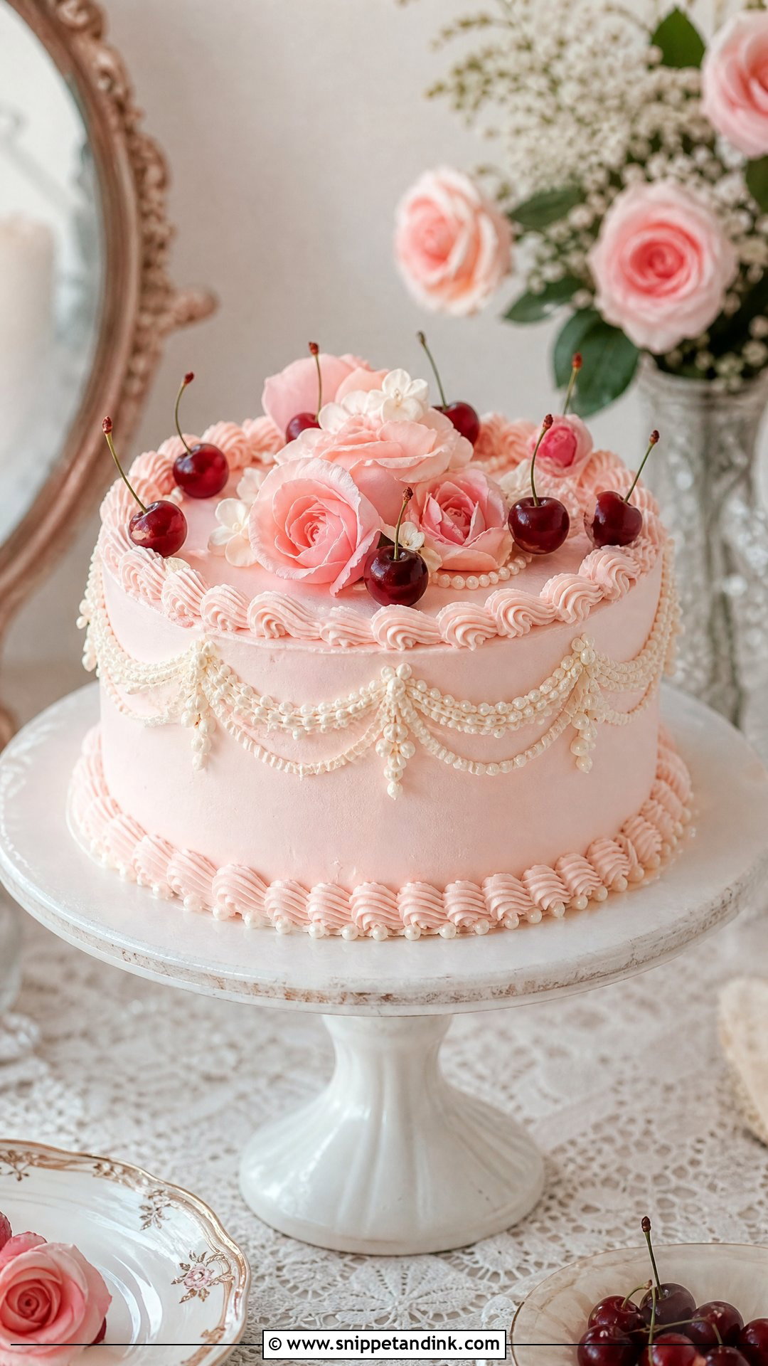 Vintage Wedding Cake - Snippet and Ink - 20 Wedding Cake 2025