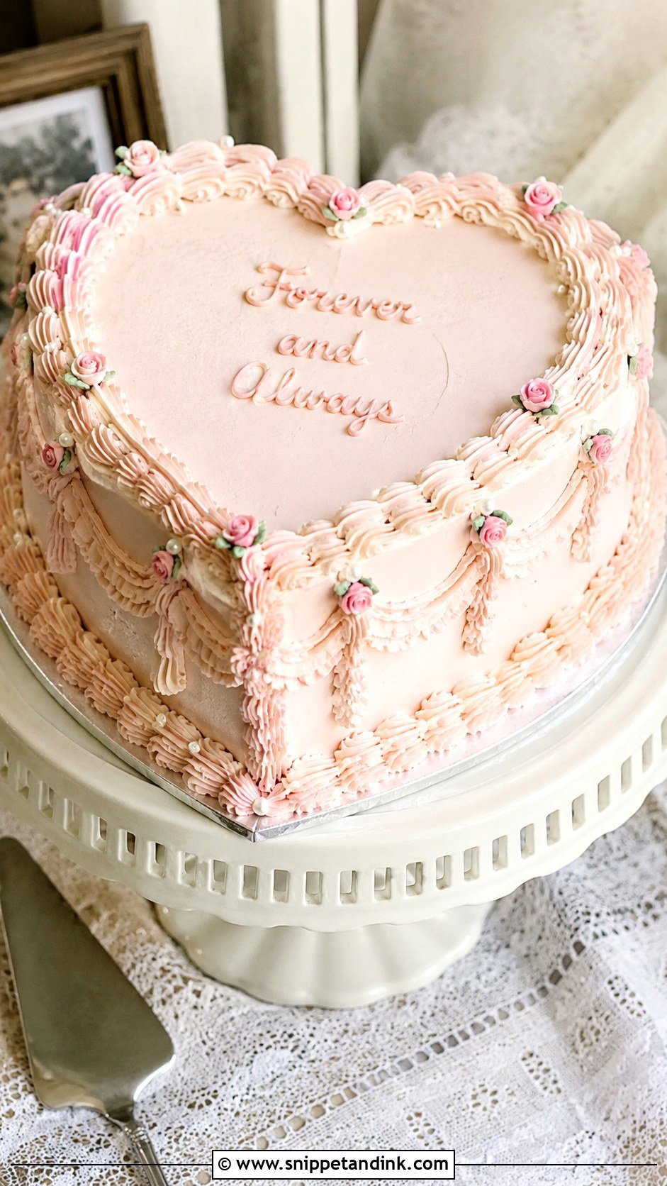 Vintage Wedding Cake - Snippet and Ink - 25 Cake and Cupcakes Ideas for Wedding