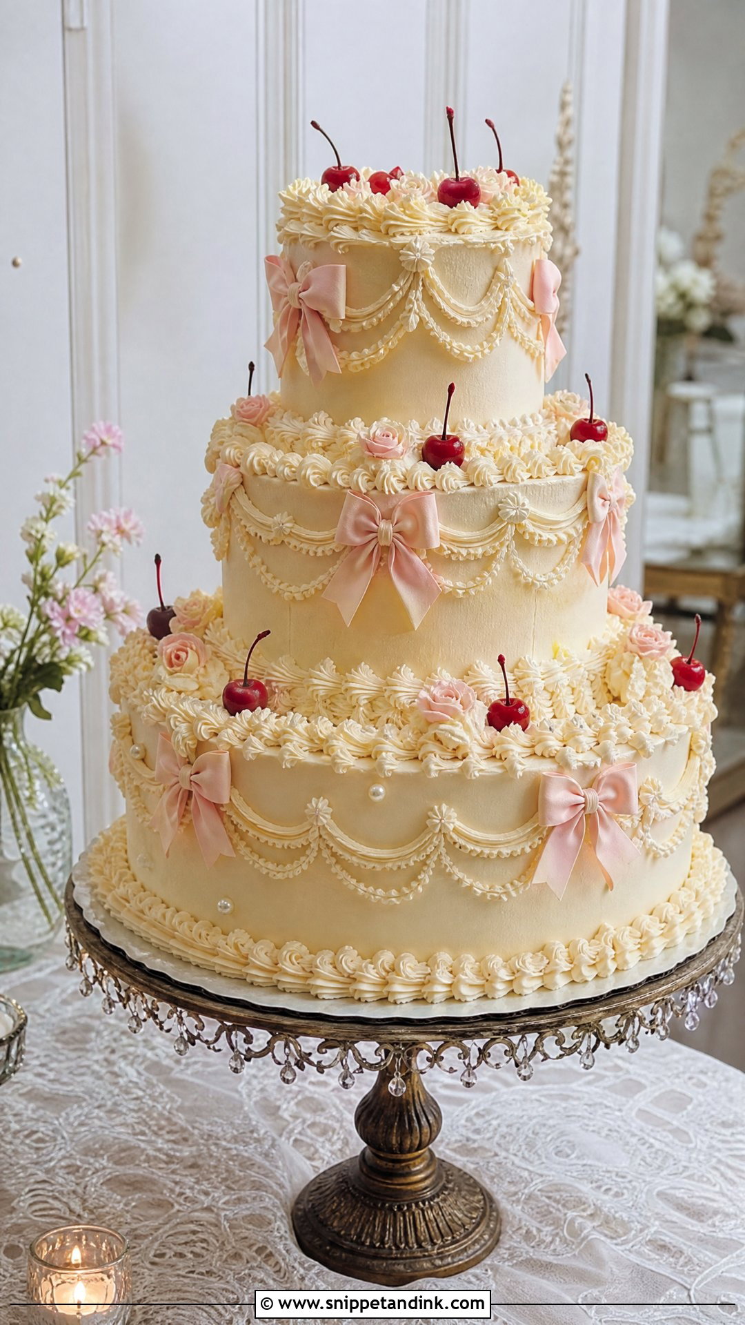 Vintage Wedding Cake - Snippet and Ink - 30 Big Cake Ideas for Wedding