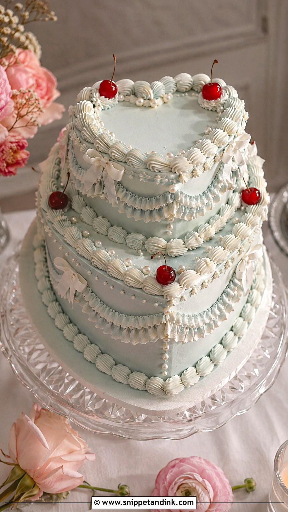 Vintage Wedding Cake - Snippet and Ink - 20 Display Cake Ideas for Wedding