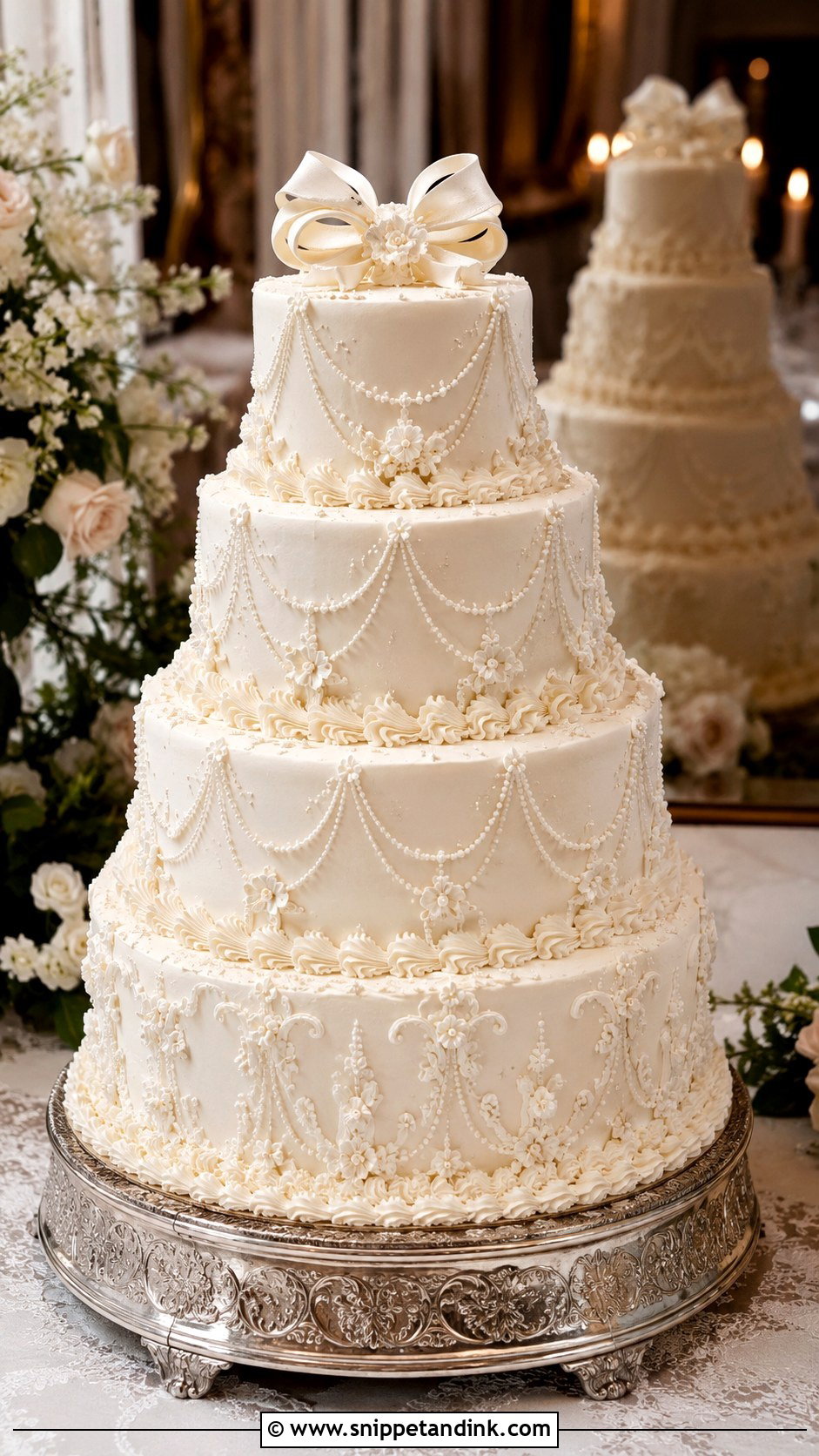 Vintage Wedding Cake For 150 Guests - Snippet and Ink - 20 Wedding Cake for 150 Guests