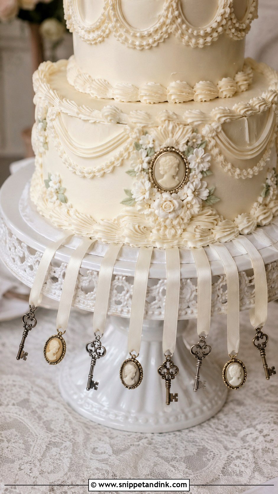 Vintage Wedding Cake Pull - Snippet and Ink - 20 Wedding Cake Pulls