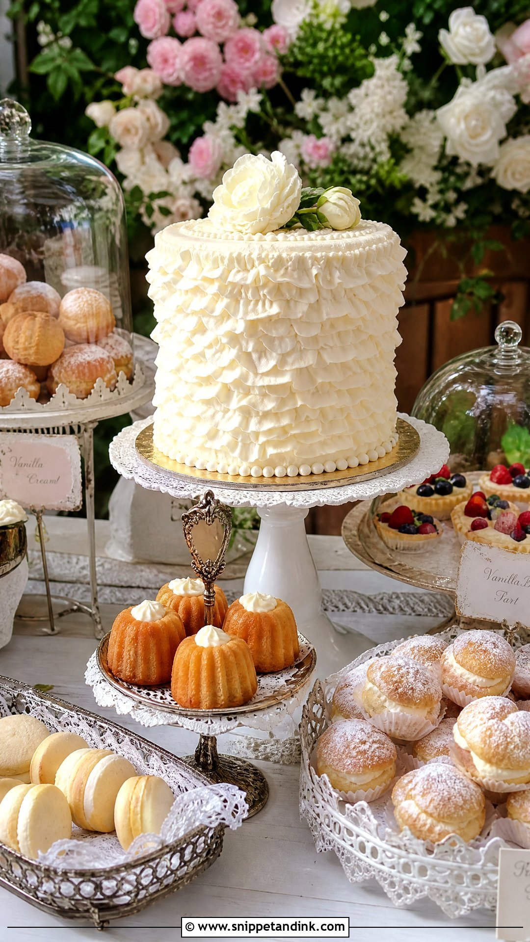 Vintage Wedding Dessert Table - Snippet and Ink - 20 Wedding Dessert Table Ideas