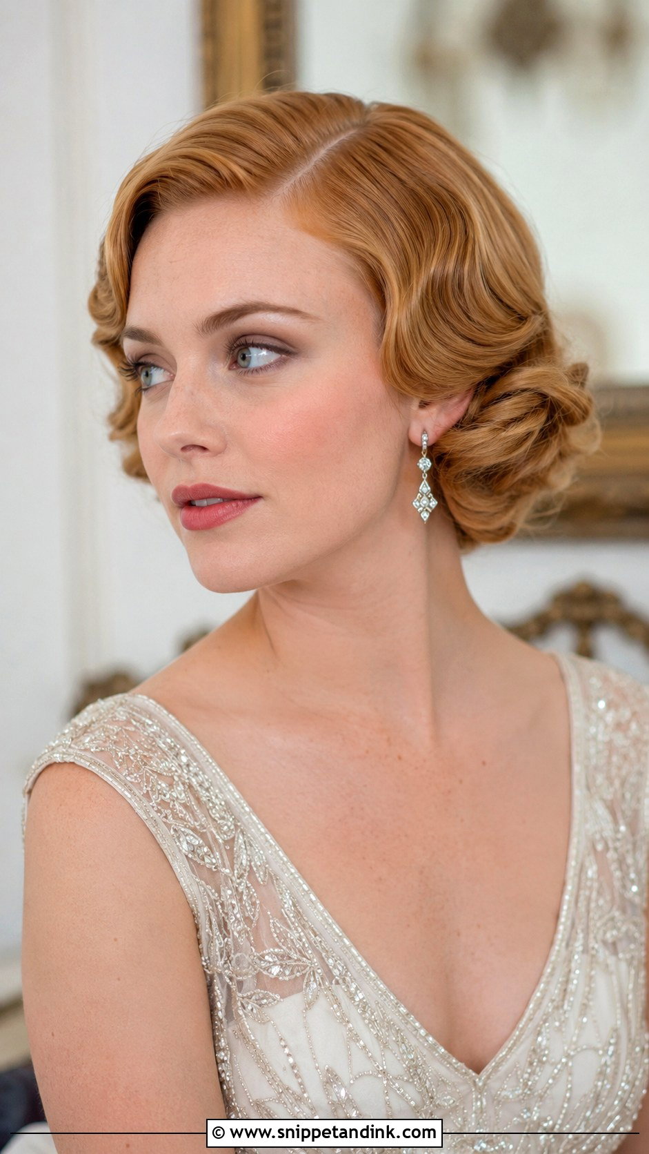 Vintage Wedding Faux Bob Updo - Snippet and Ink - 15 Vintage Wedding Hair Updo Ideas