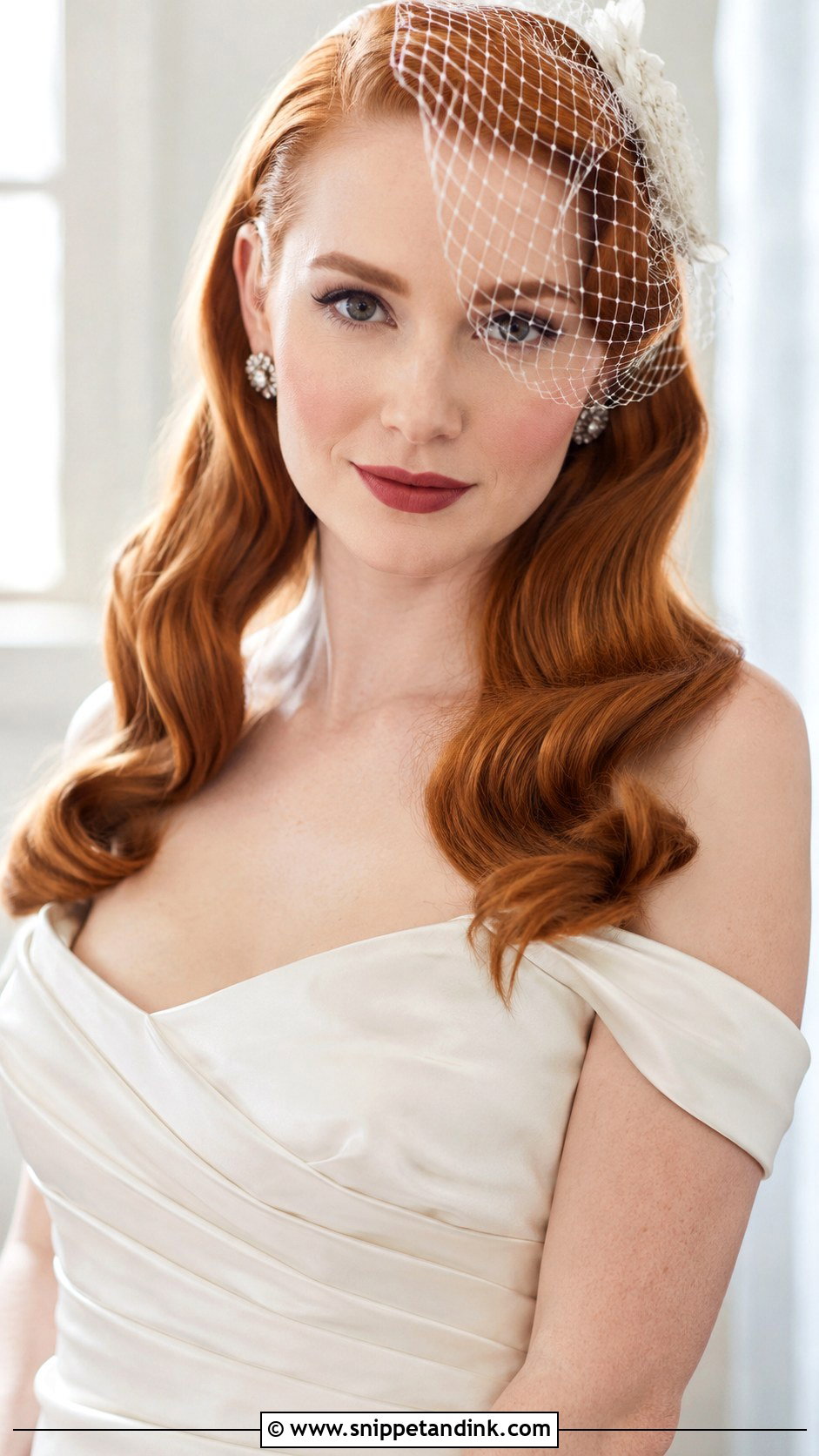 Vintage Wedding Hairstyle - Snippet and Ink - 15 Wedding Hairstyles Ideas