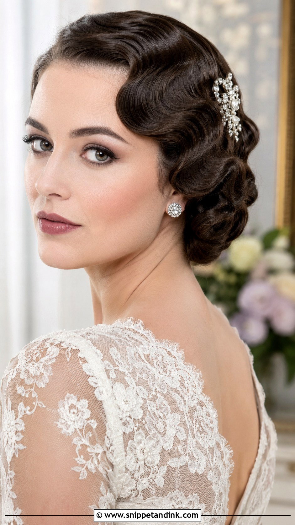 Vintage Wedding Hairstyle - Snippet and Ink - 30 Wedding Hairstyles for Bride