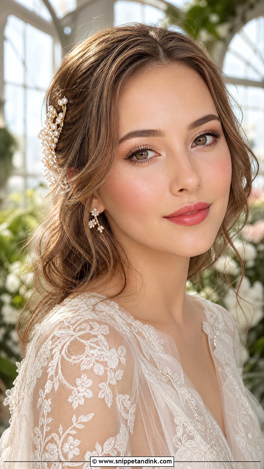 Vintage Wedding Makeup With Dewy Skin - Snippet and Ink - 25 Vintage Wedding Makeup Ideas