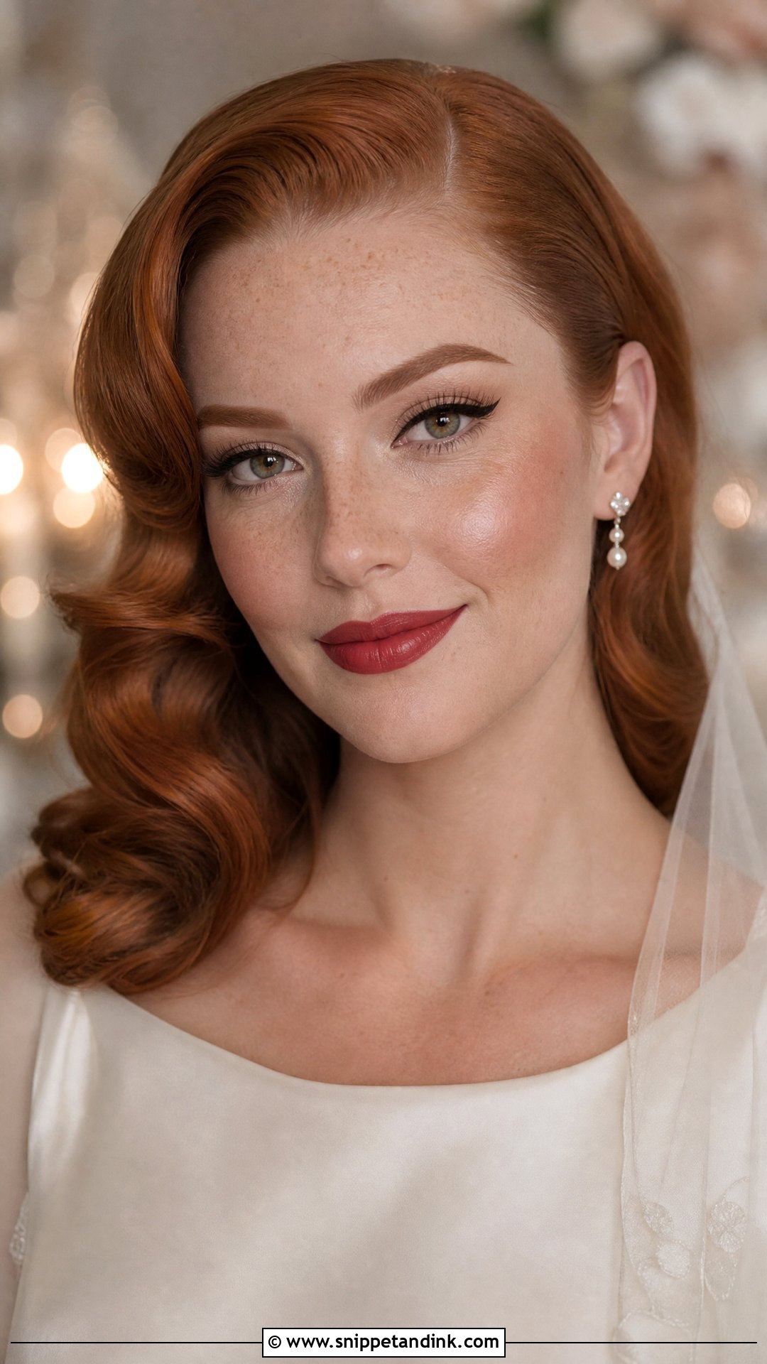 Vintage Wedding Makeup With Freckles - Snippet and Ink - 20 Wedding Makeup Freckles