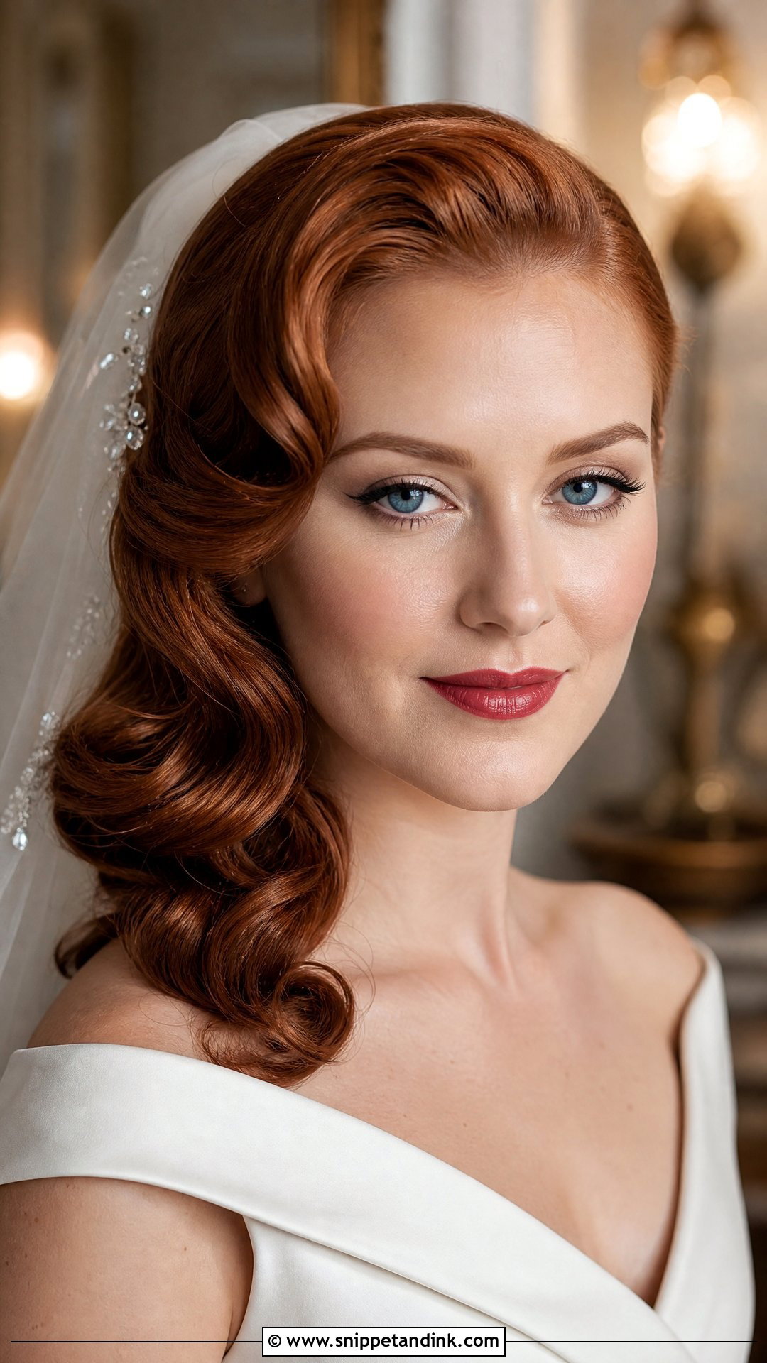 Vintage Wedding Makeup for Blue Eyes and Red Hair - Snippet and Ink - 20 Wedding Makeup for Blue Eyes and Red Hair