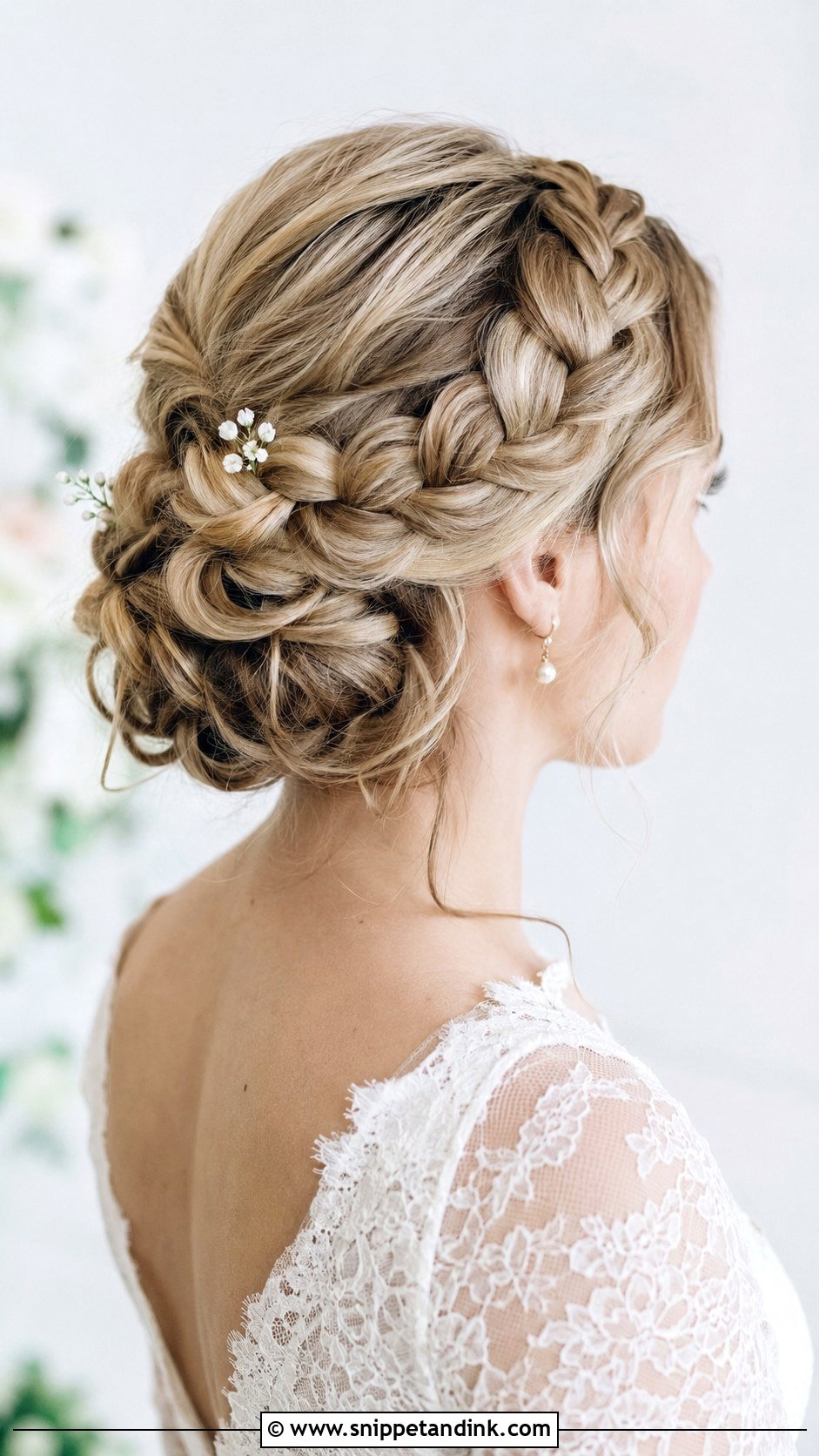 Vintage Wedding Milkmaid Braid Updo - Snippet and Ink - 15 Vintage Wedding Hair Updo Ideas