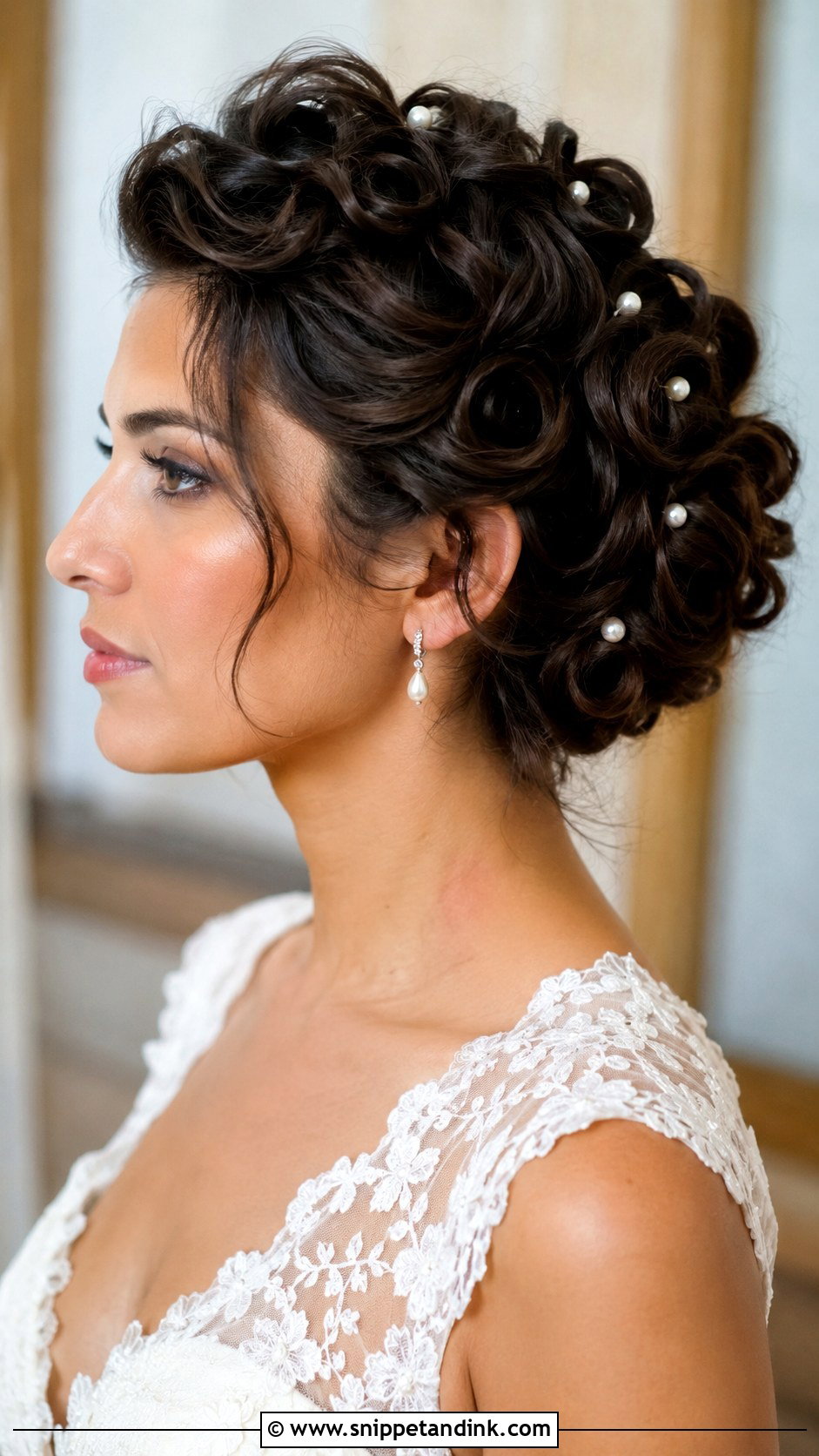 Vintage Wedding Pin Curl Updo - Snippet and Ink - 15 Vintage Wedding Hair Updo Ideas