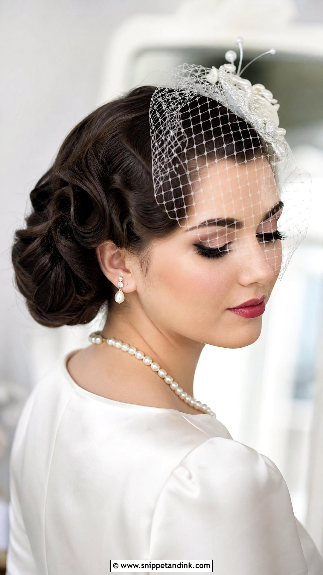 Vintage Wedding Updo - Snippet and Ink - 20 Romantic Wedding Hair Updo Ideas